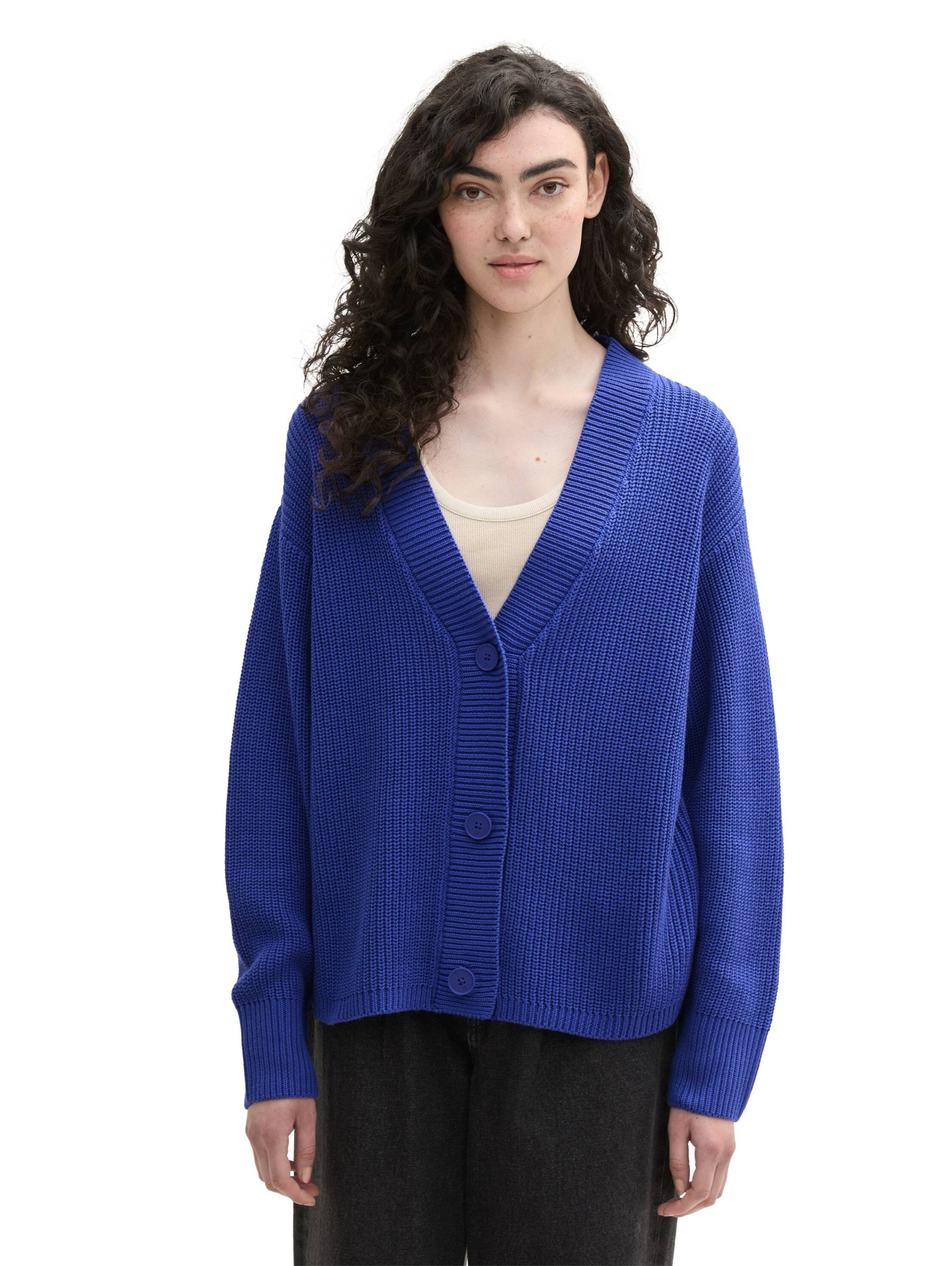 TOM TAILOR Denim Cardigan, mit Strickstruktur und Knopfleiste TOM TAILOR Denim Cardigan, mit Strickstruktur und Knopfleiste von TOM TAILOR Denim