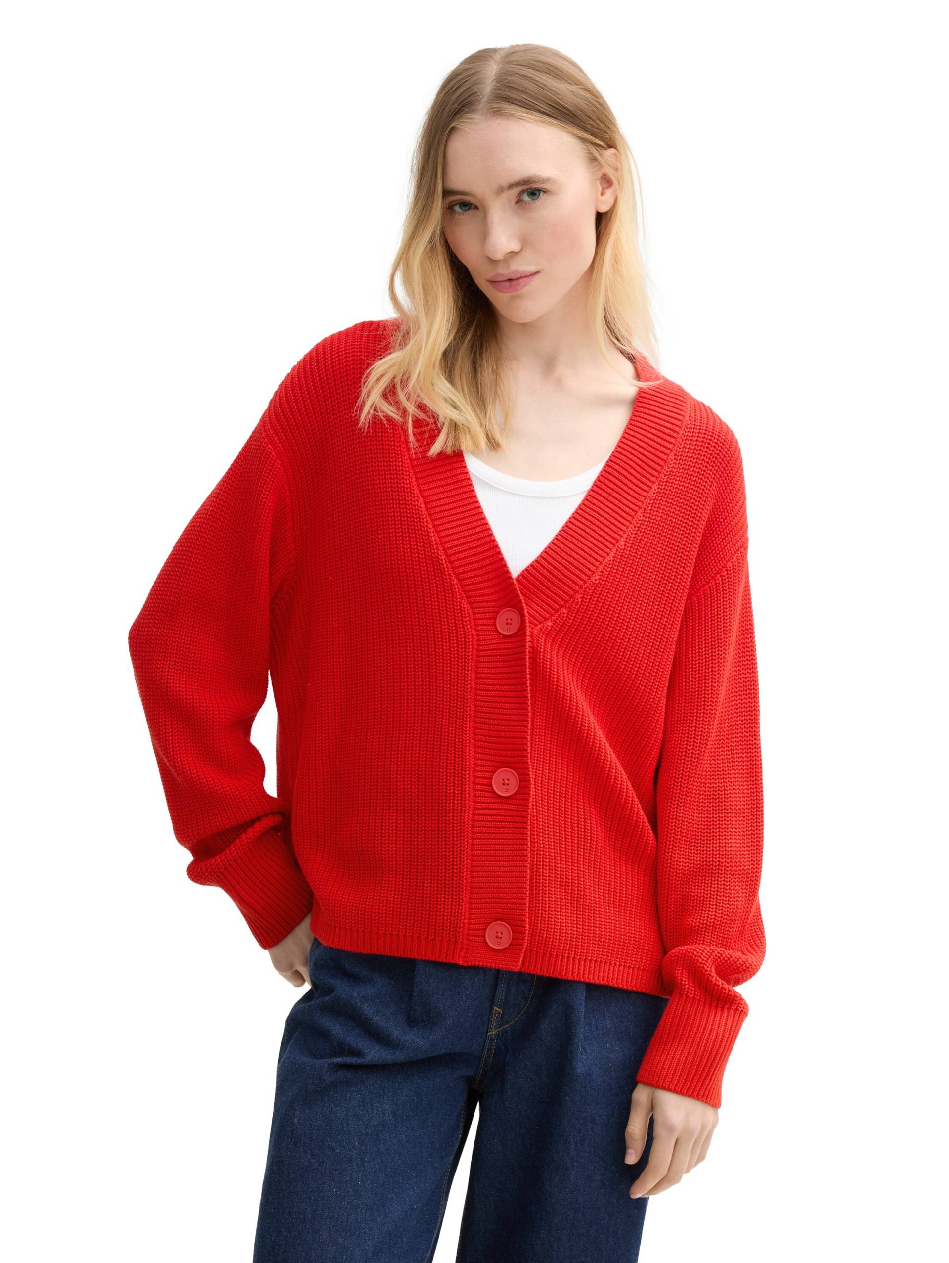 TOM TAILOR Denim Cardigan, mit Strickstruktur und Knopfleiste TOM TAILOR Denim Cardigan, mit Strickstruktur und Knopfleiste von TOM TAILOR Denim