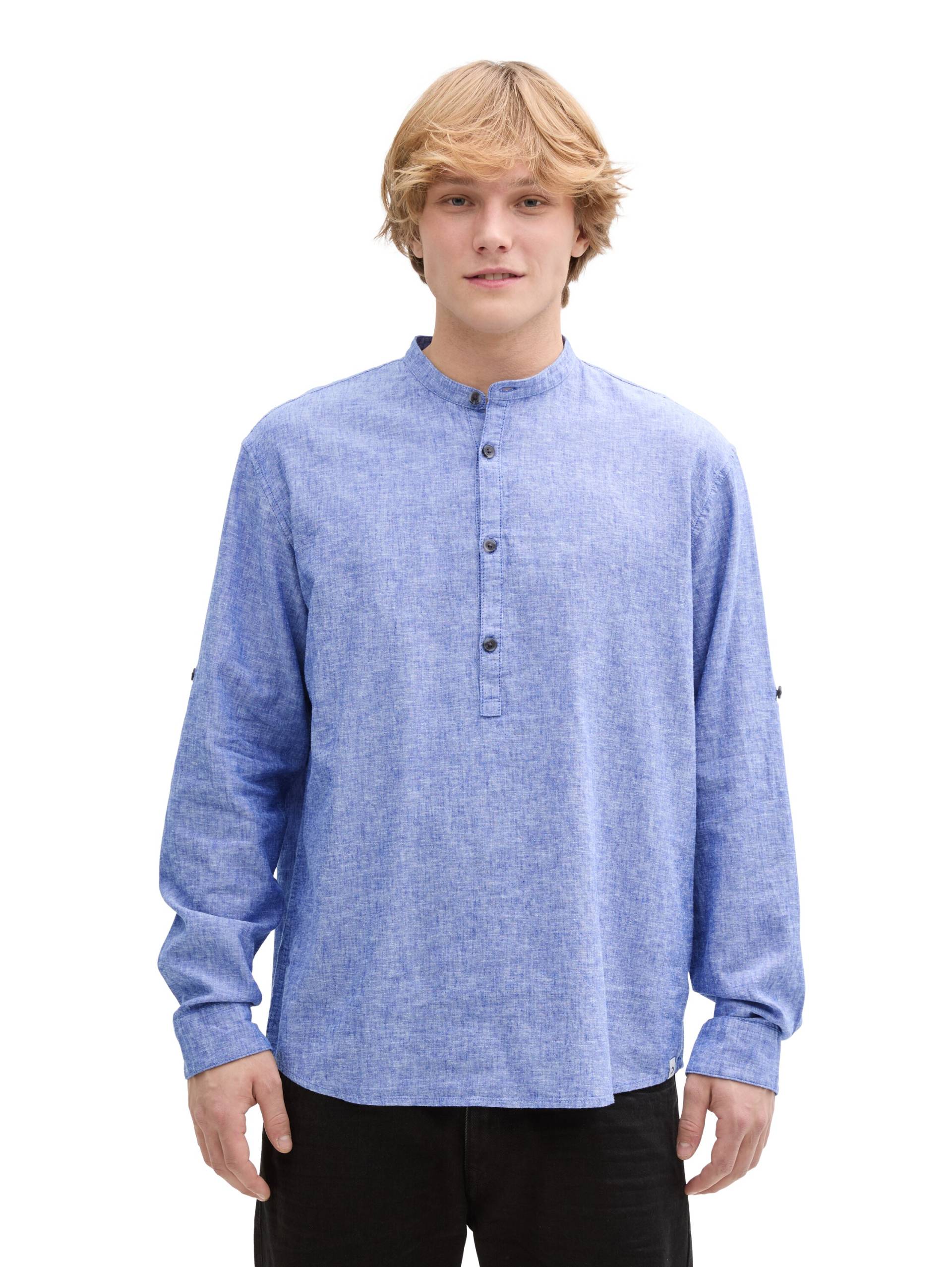 TOM TAILOR Denim Langarmhemd, mit Leinenanteil TOM TAILOR Denim Langarmhemd, mit Leinenanteil von TOM TAILOR Denim