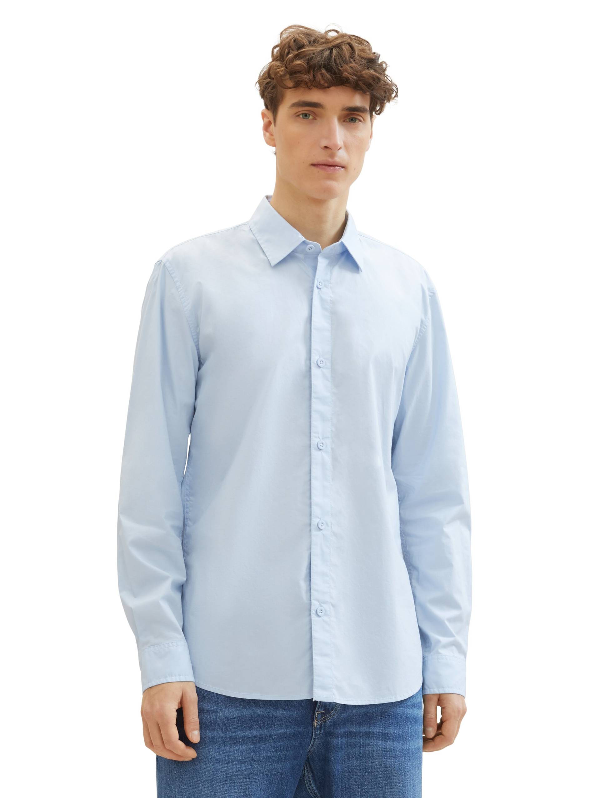TOM TAILOR Denim Langarmhemd, mit Knopfleiste TOM TAILOR Denim Langarmhemd, mit Knopfleiste von TOM TAILOR Denim