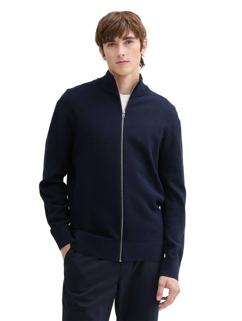 TOM TAILOR Denim Strickjacke, mit Stehkragen von TOM TAILOR Denim