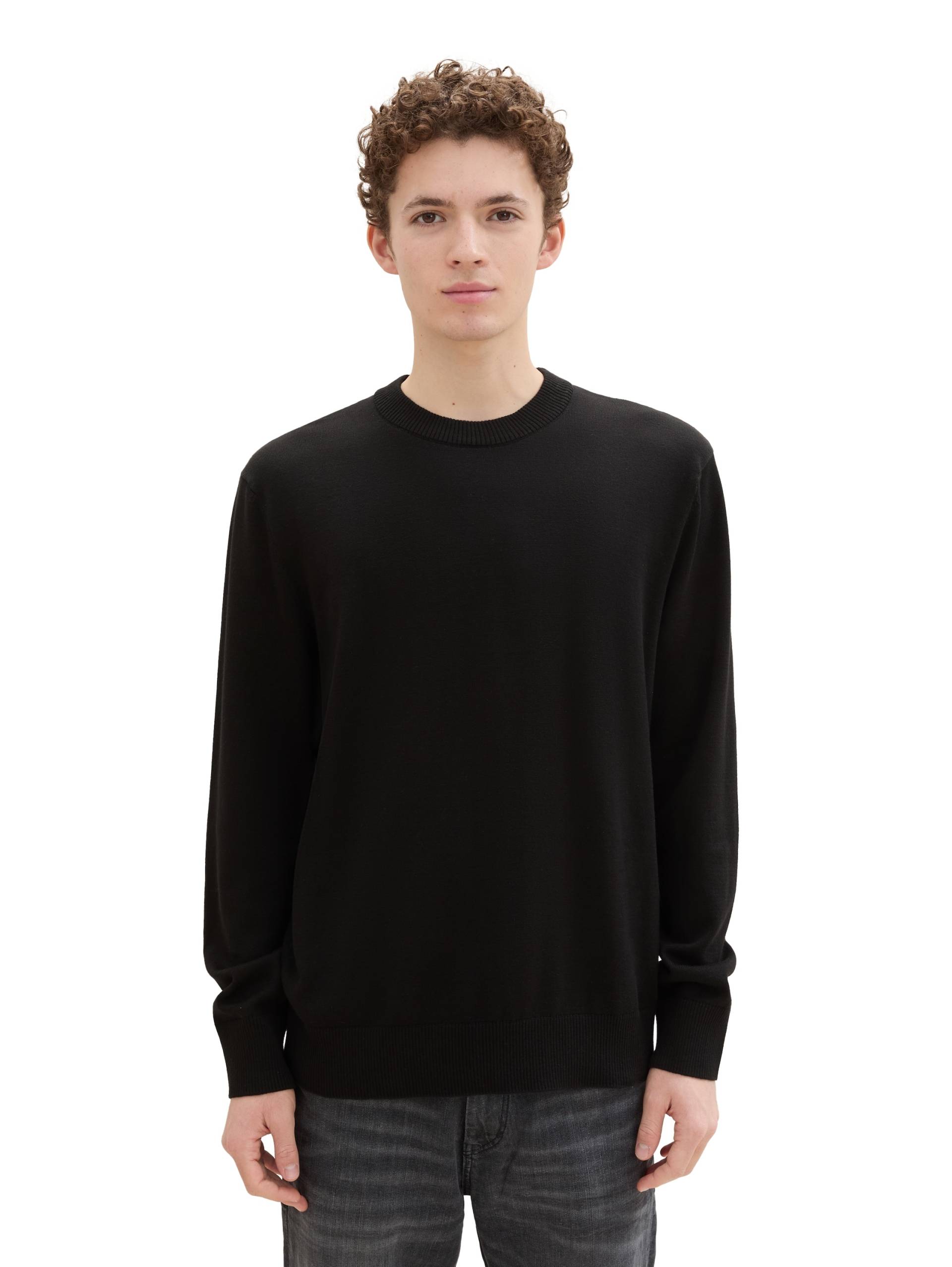 TOM TAILOR Denim Strickpullover, in melierter Optik TOM TAILOR Denim Strickpullover, in melierter Optik von TOM TAILOR Denim