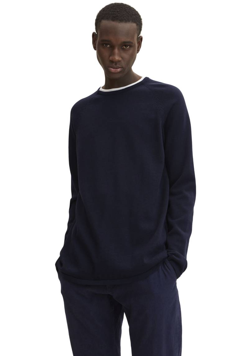 TOM TAILOR Denim Strickpullover »Tom Tailor Denim Herren Rundhalspullover« von TOM TAILOR Denim