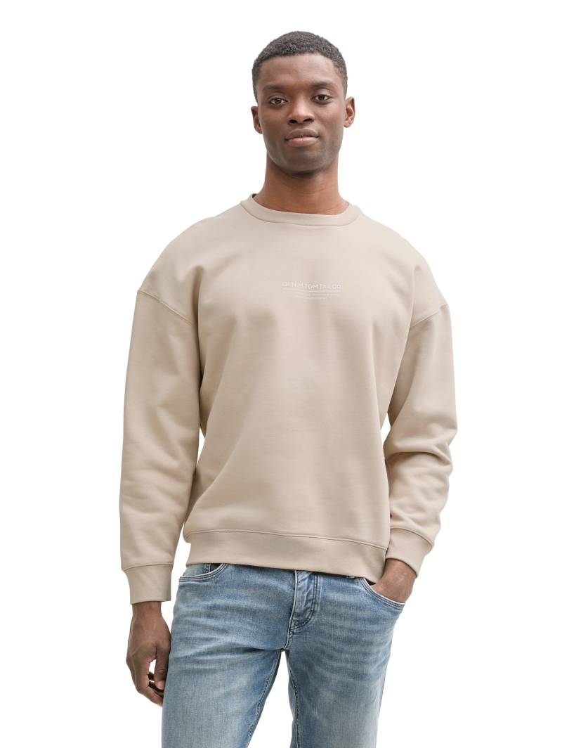 TOM TAILOR Denim Sweatshirt, mit Logo Print von TOM TAILOR Denim