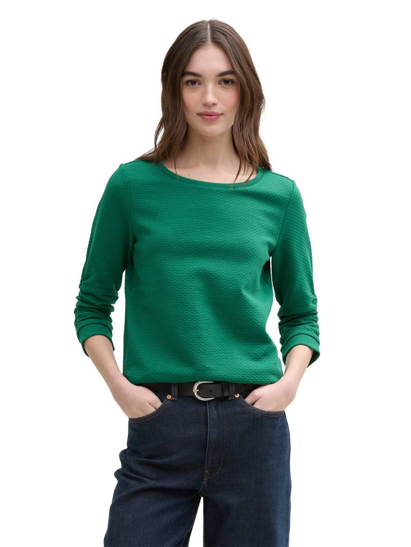 TOM TAILOR Denim Sweatshirt, mit besonderer Materialoberfläche von TOM TAILOR Denim