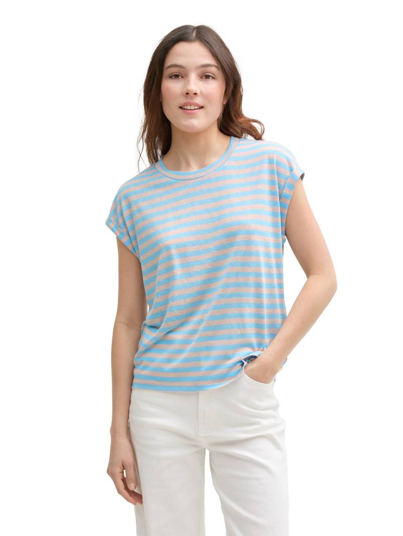TOM TAILOR Denim T-Shirt, mit Streifen Muster von TOM TAILOR Denim