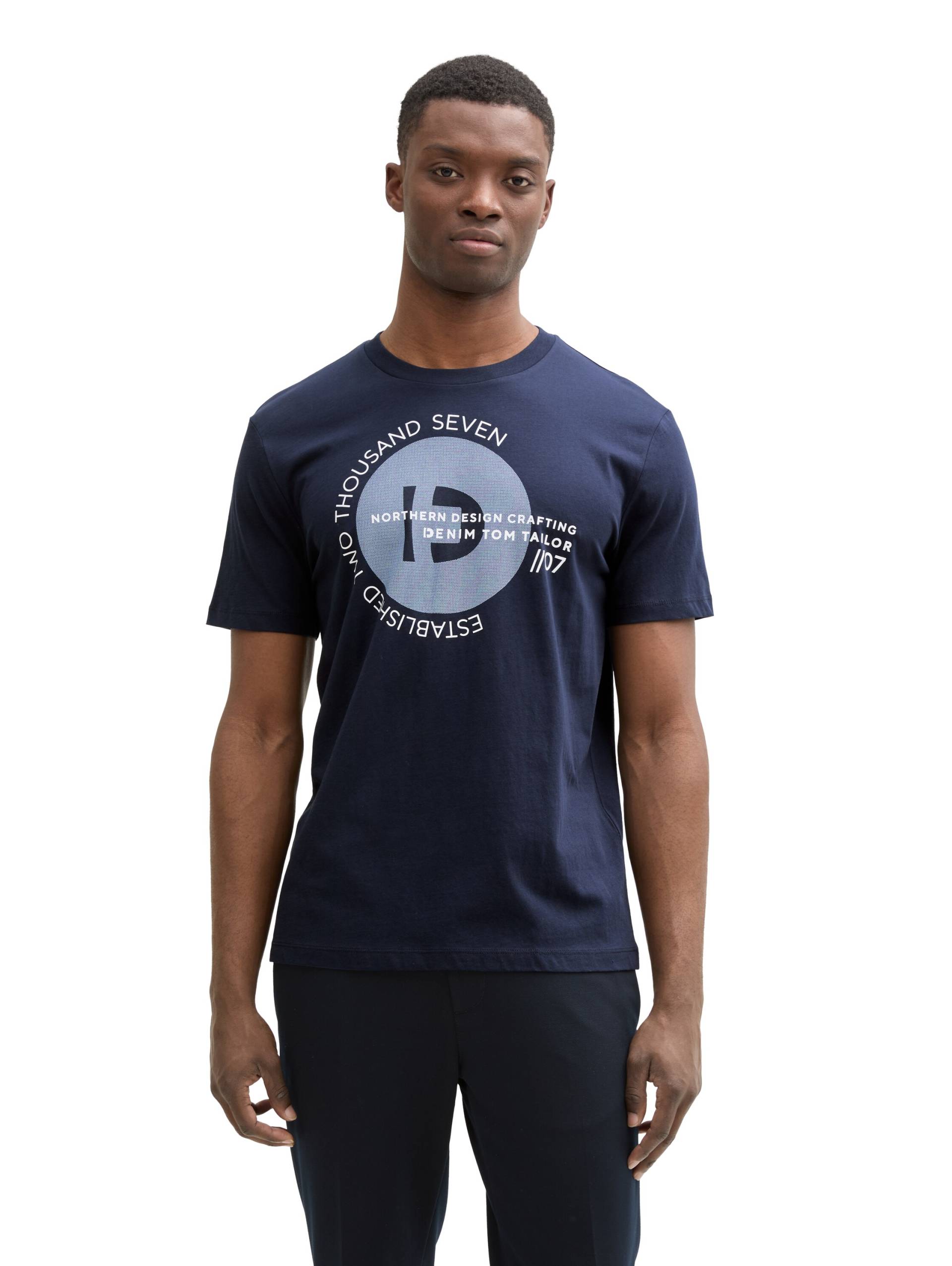 TOM TAILOR Denim T-Shirt, mit verschiedenen Logo Prints TOM TAILOR Denim T-Shirt, mit verschiedenen Logo Prints von TOM TAILOR Denim