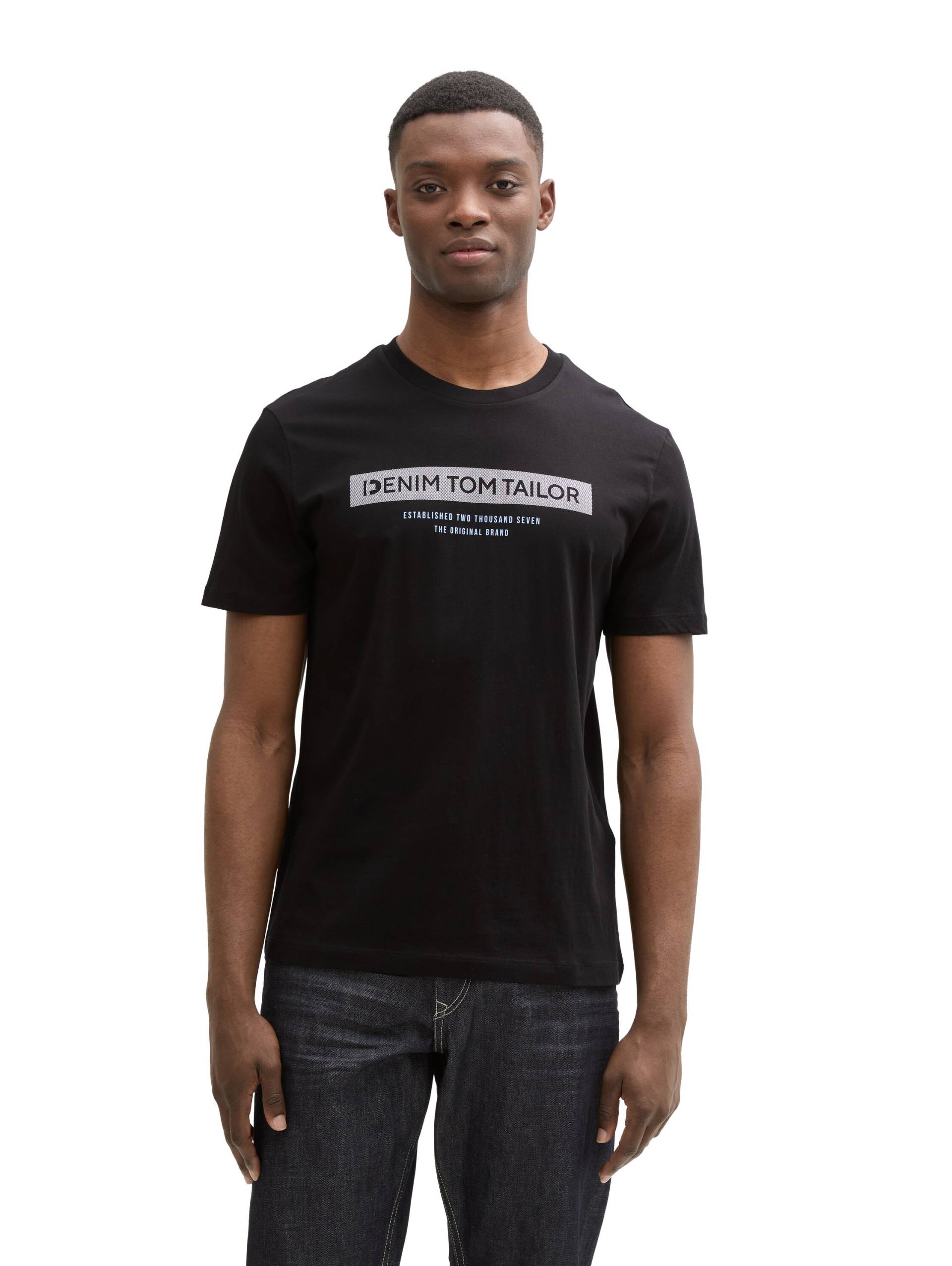 TOM TAILOR Denim T-Shirt, mit verschiedenen Logo Prints TOM TAILOR Denim T-Shirt, mit verschiedenen Logo Prints von TOM TAILOR Denim