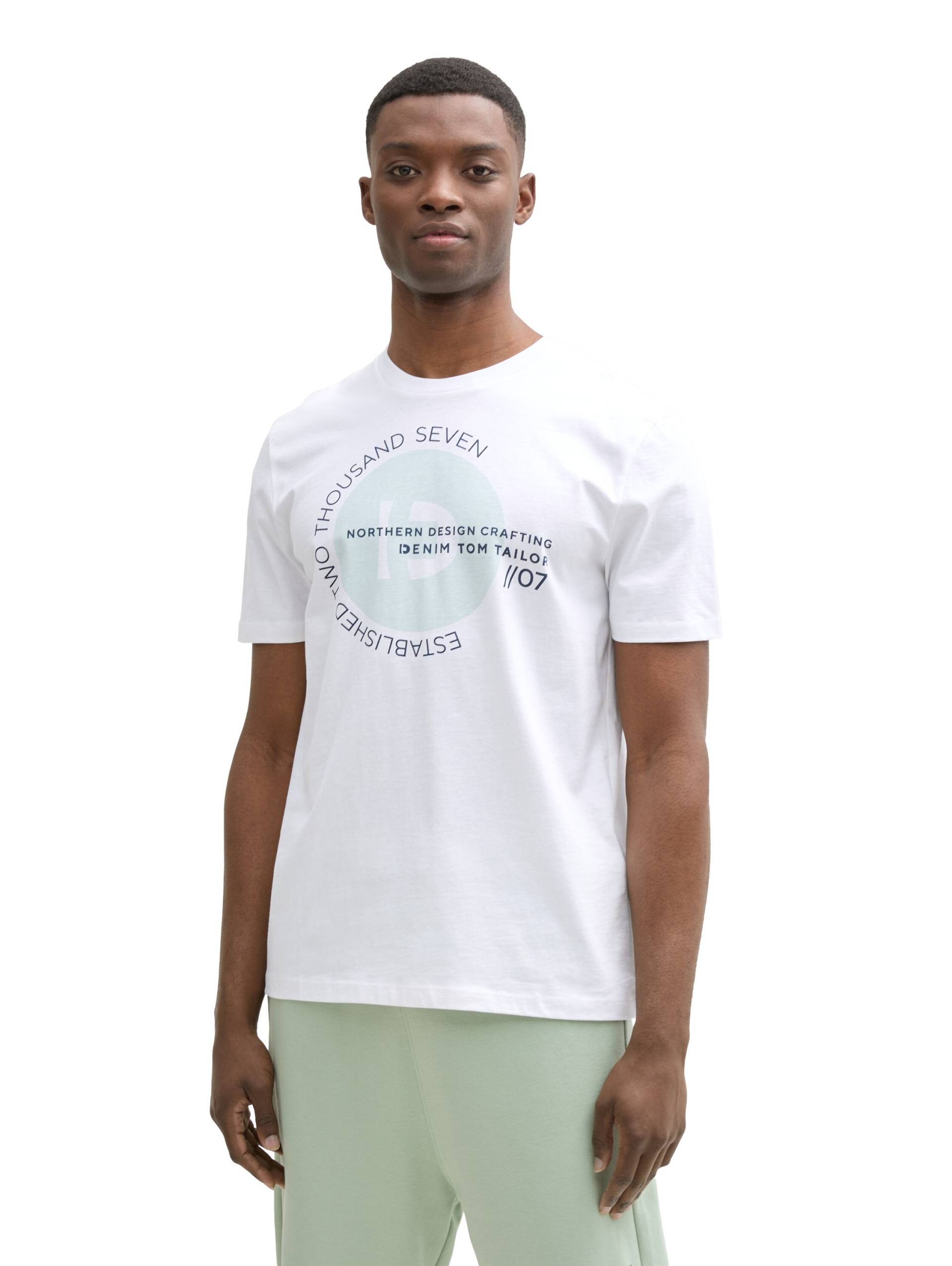 TOM TAILOR Denim T-Shirt, mit verschiedenen Logo Prints TOM TAILOR Denim T-Shirt, mit verschiedenen Logo Prints von TOM TAILOR Denim