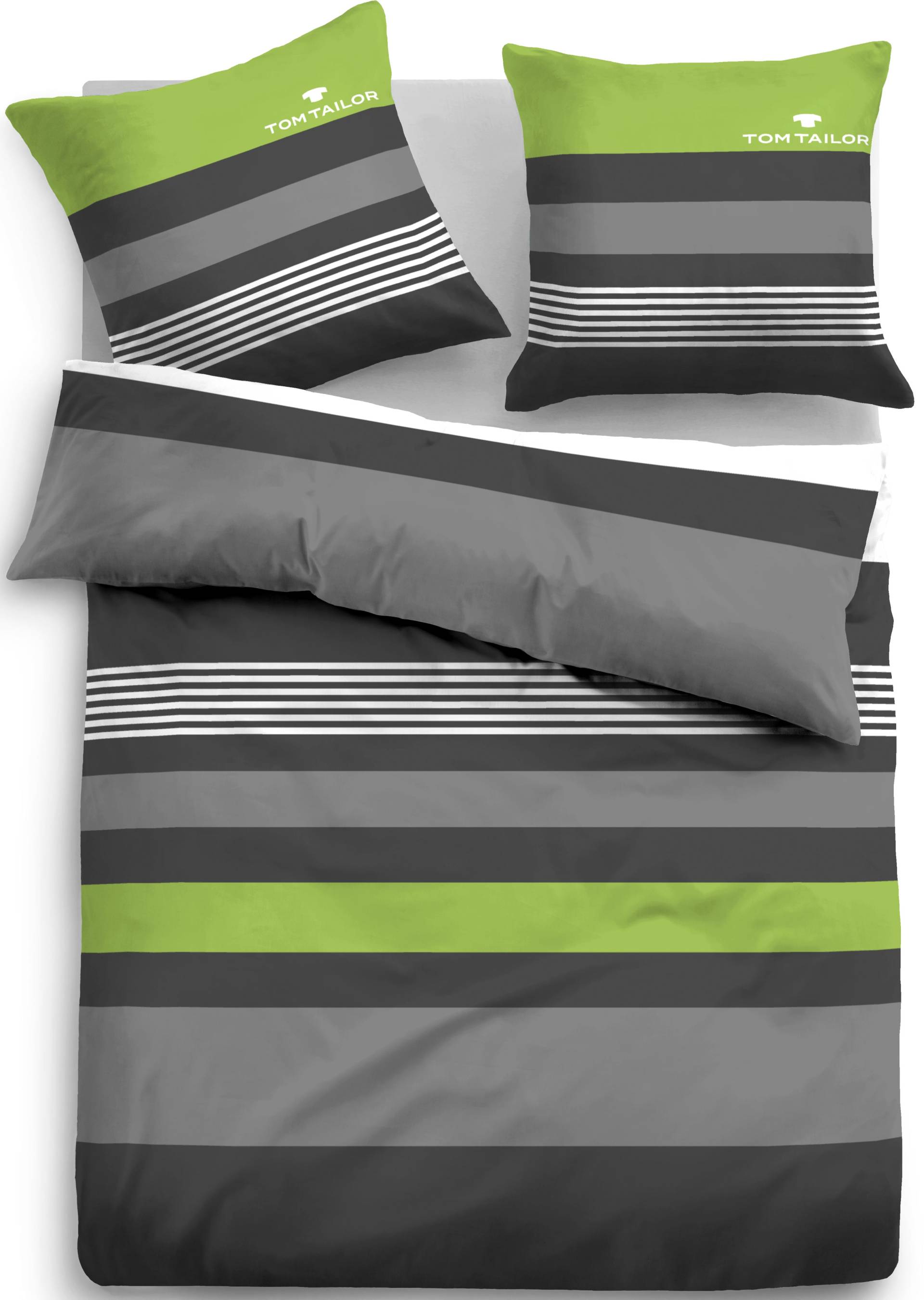 TOM TAILOR HOME Bettwäsche »Carl in Gr. 135x200 oder 155x220 cm«, mit GRATIS-Zugabe: Spannbettlaken, 100% Baumwolle, mit Reissverschluss TOM TAILOR HOME Bettwäsche »Carl in Gr. 135x200 oder 155x220 cm«, mit GRATIS-Zugabe: Spannbettlaken, 100% Baumwolle, mit Reissverschluss von TOM TAILOR HOME