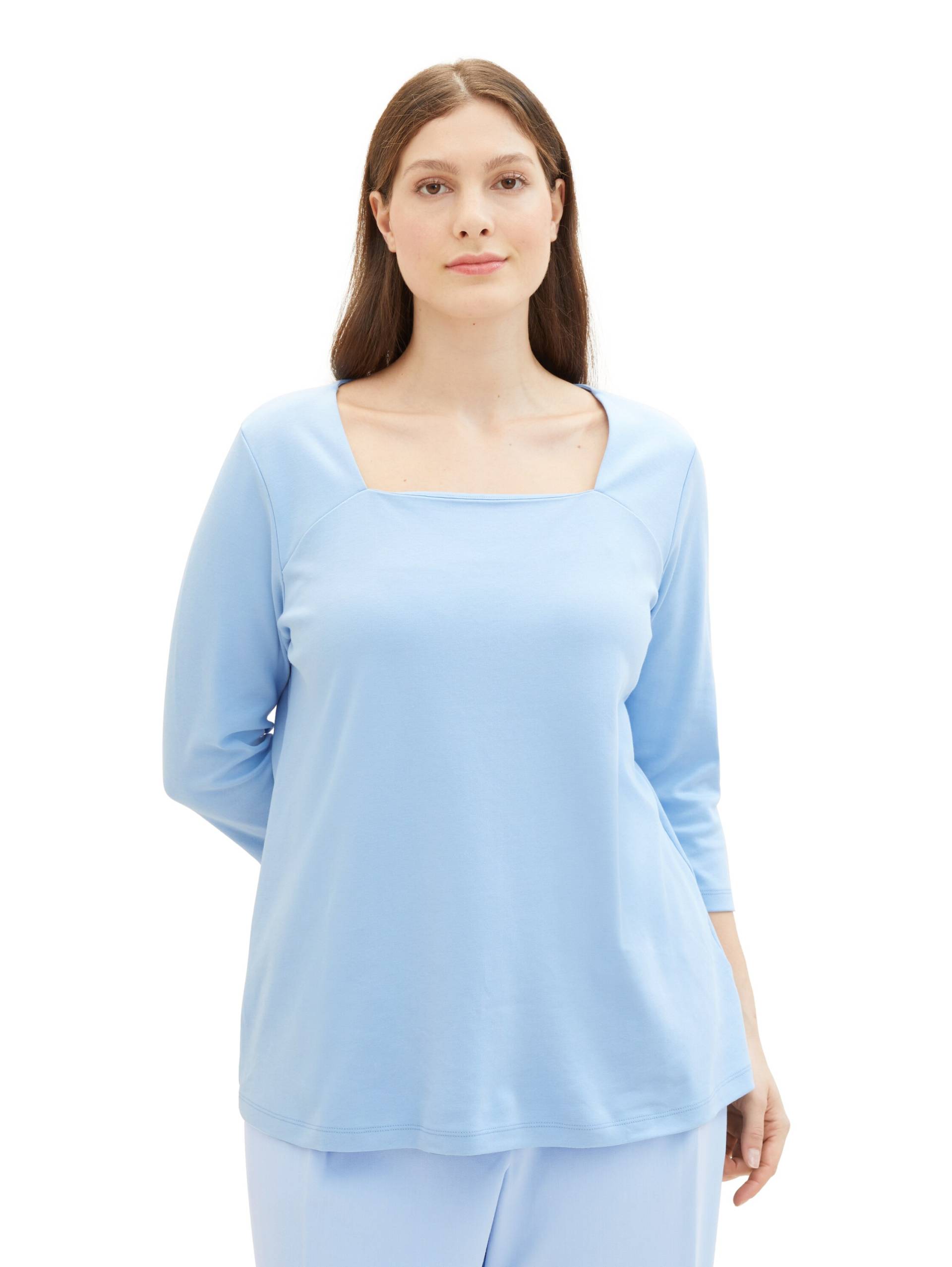 TOM TAILOR PLUS 3/4-Arm-Shirt, mit Karree-Ausschnitt in bequemer Passform TOM TAILOR PLUS 3/4-Arm-Shirt, mit Karree-Ausschnitt in bequemer Passform von TOM TAILOR PLUS
