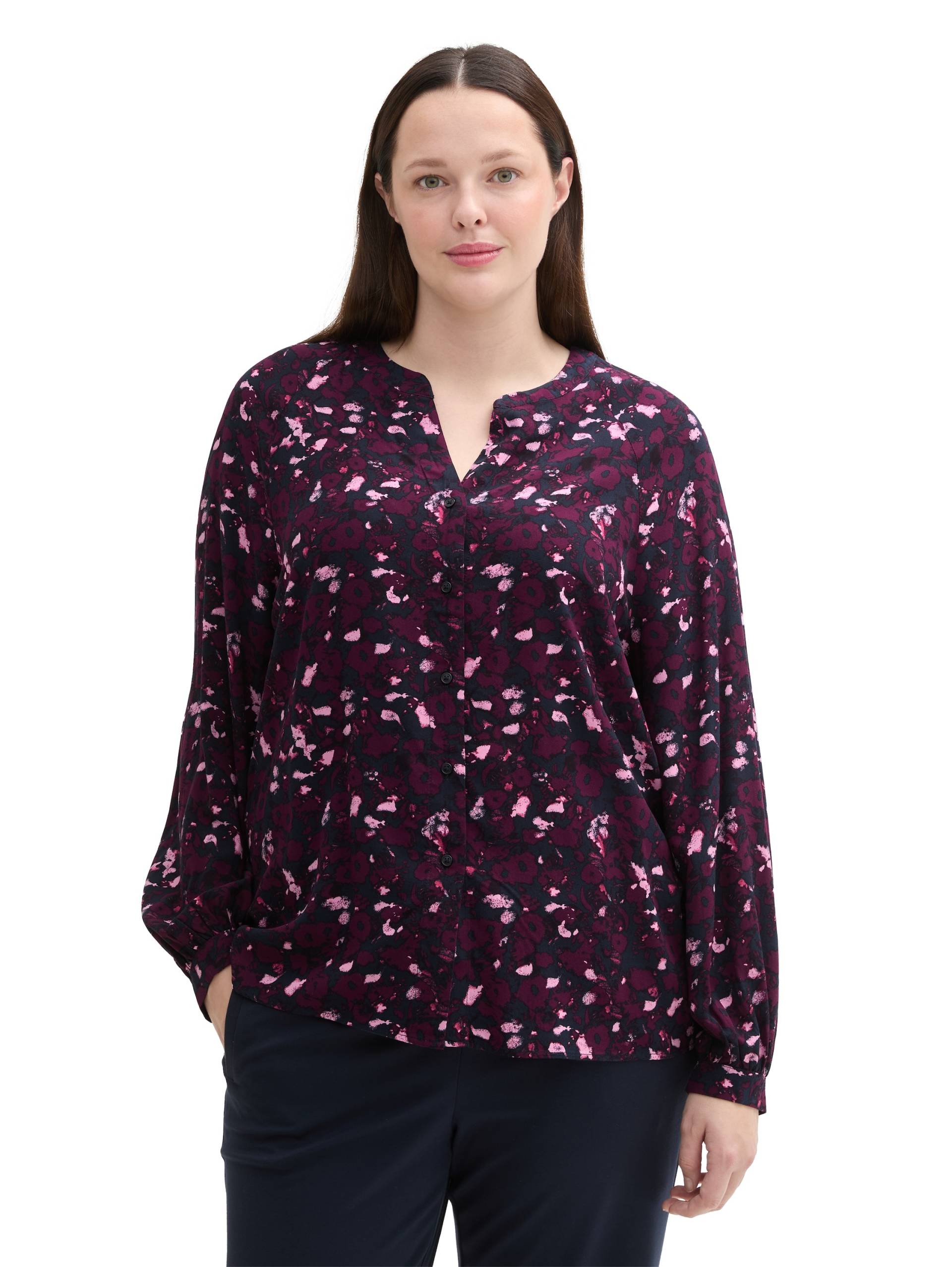 TOM TAILOR PLUS Langarmbluse, mit Allover-Print TOM TAILOR PLUS Langarmbluse, mit Allover-Print von TOM TAILOR PLUS