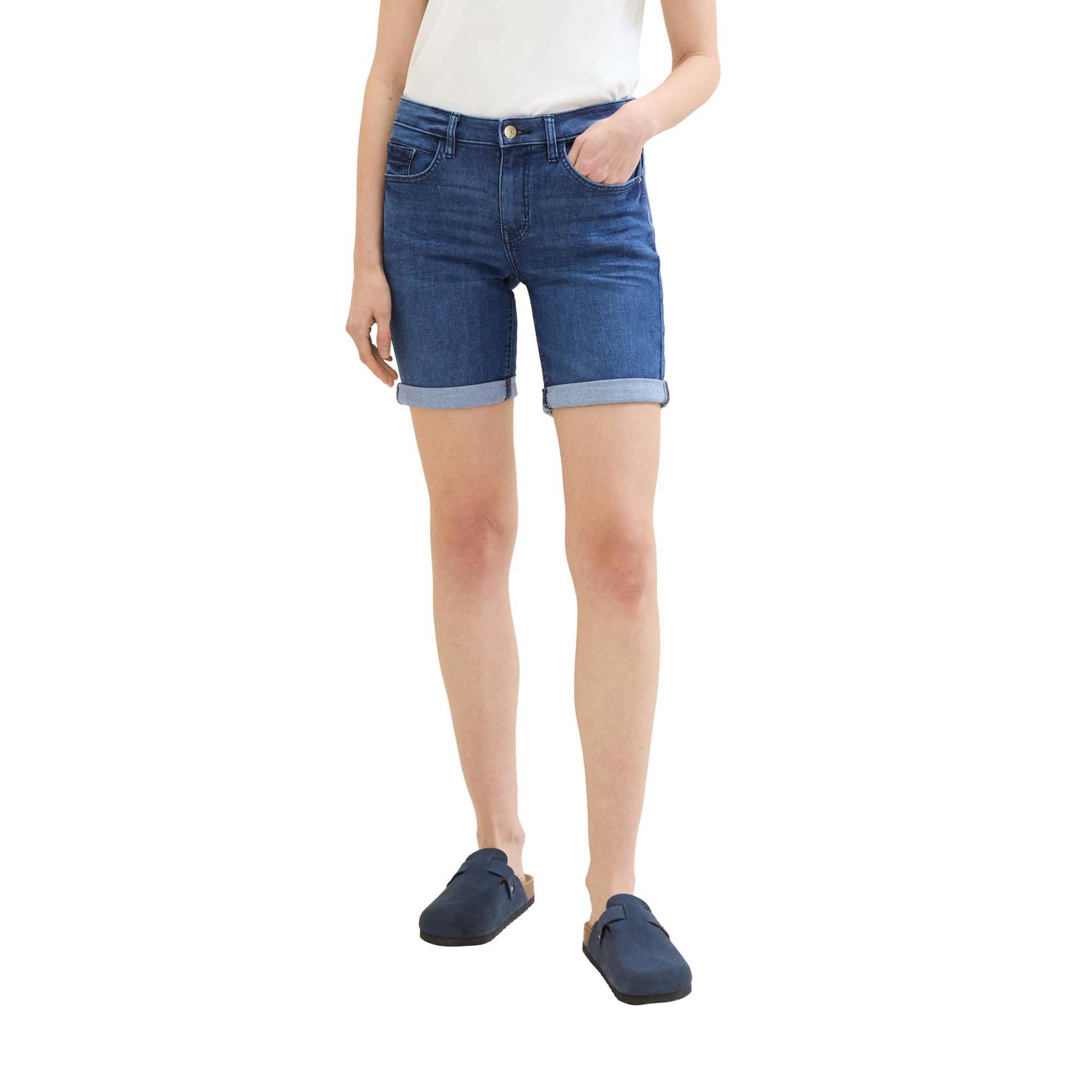 Bermuda Shorts Damen Blau Denim 29 von TOM TAILOR