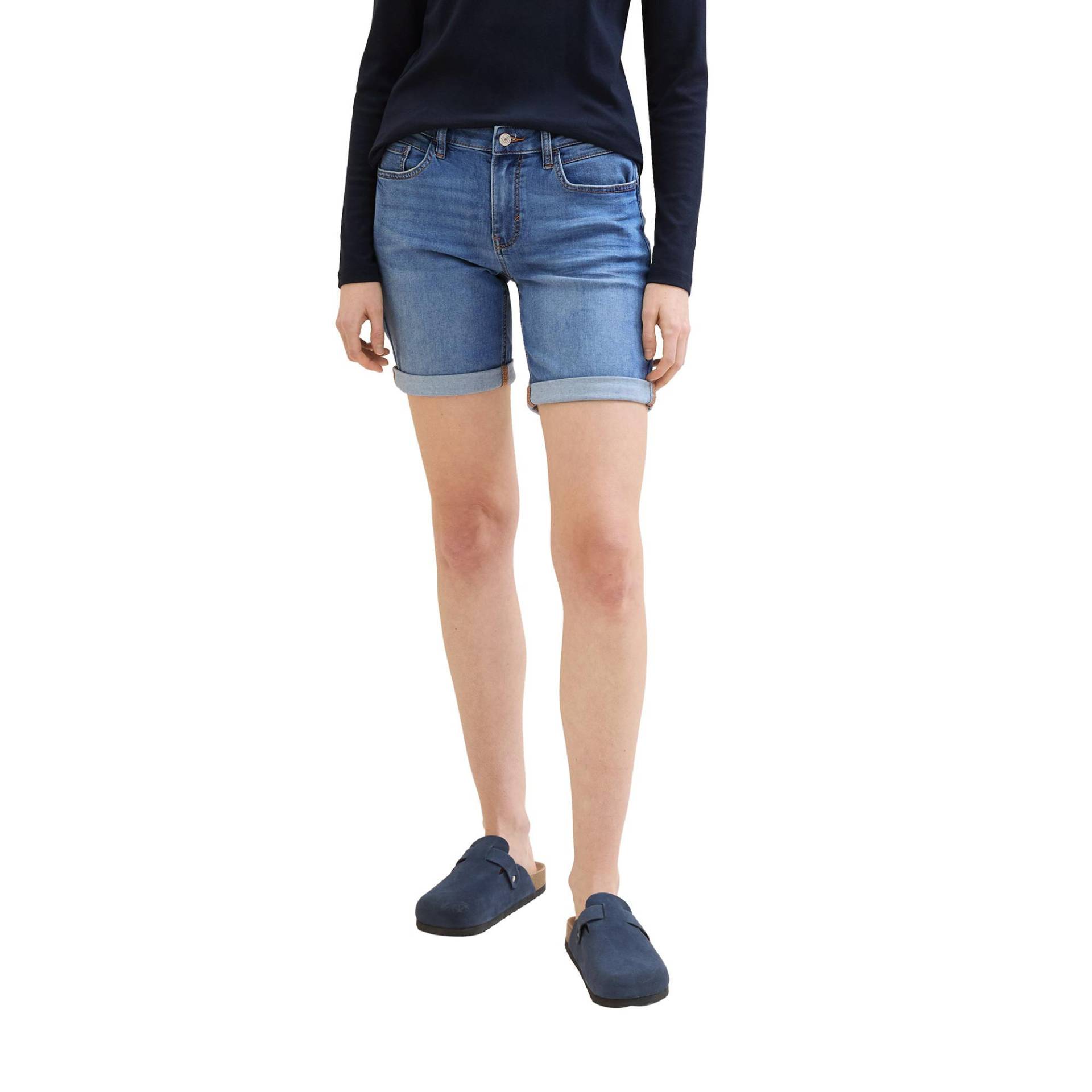 Bermuda Shorts Damen Bleached Blau 30 von TOM TAILOR