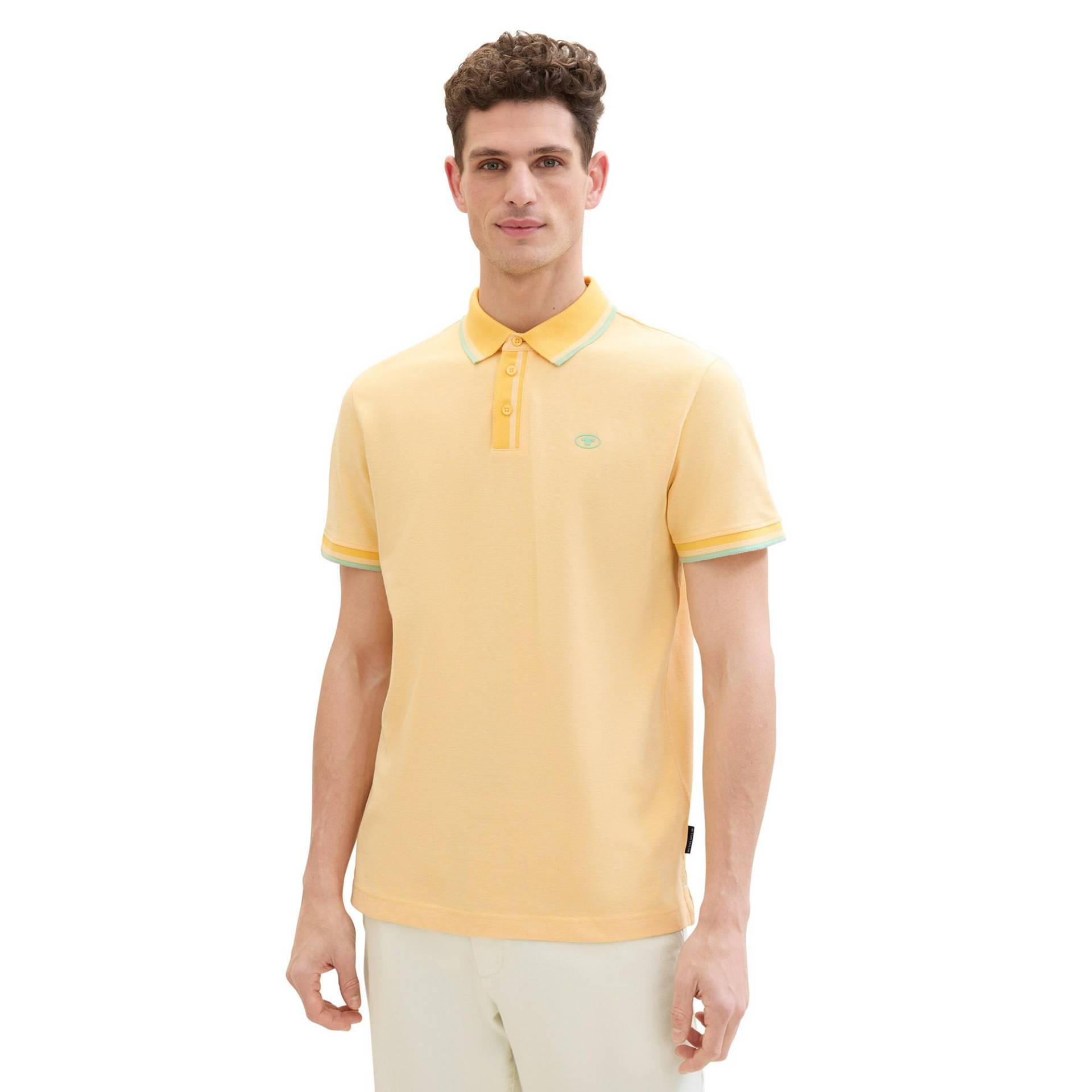 Polo Shirt Herren Gelb  L von TOM TAILOR