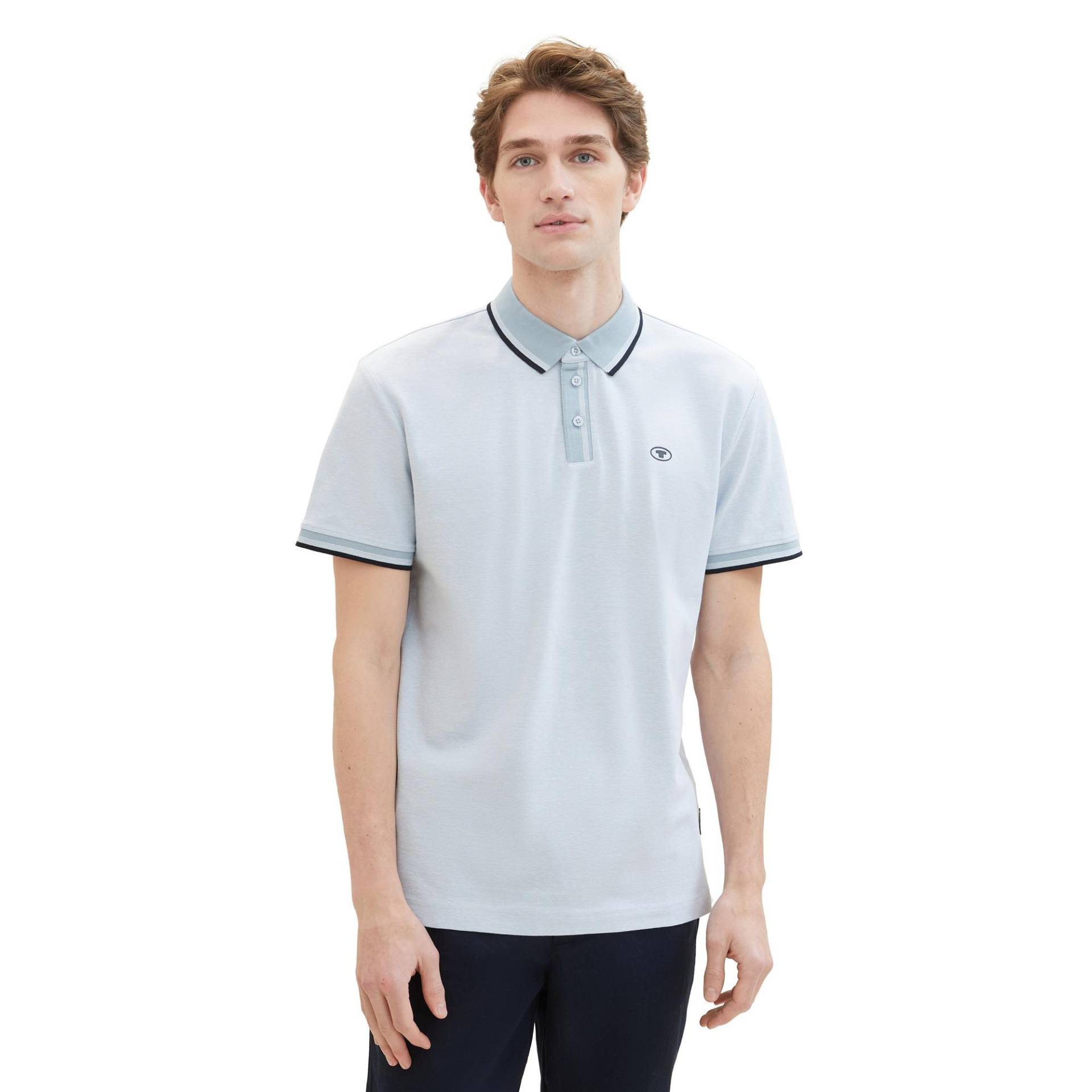 Polo Shirt Herren Multicolor L von TOM TAILOR