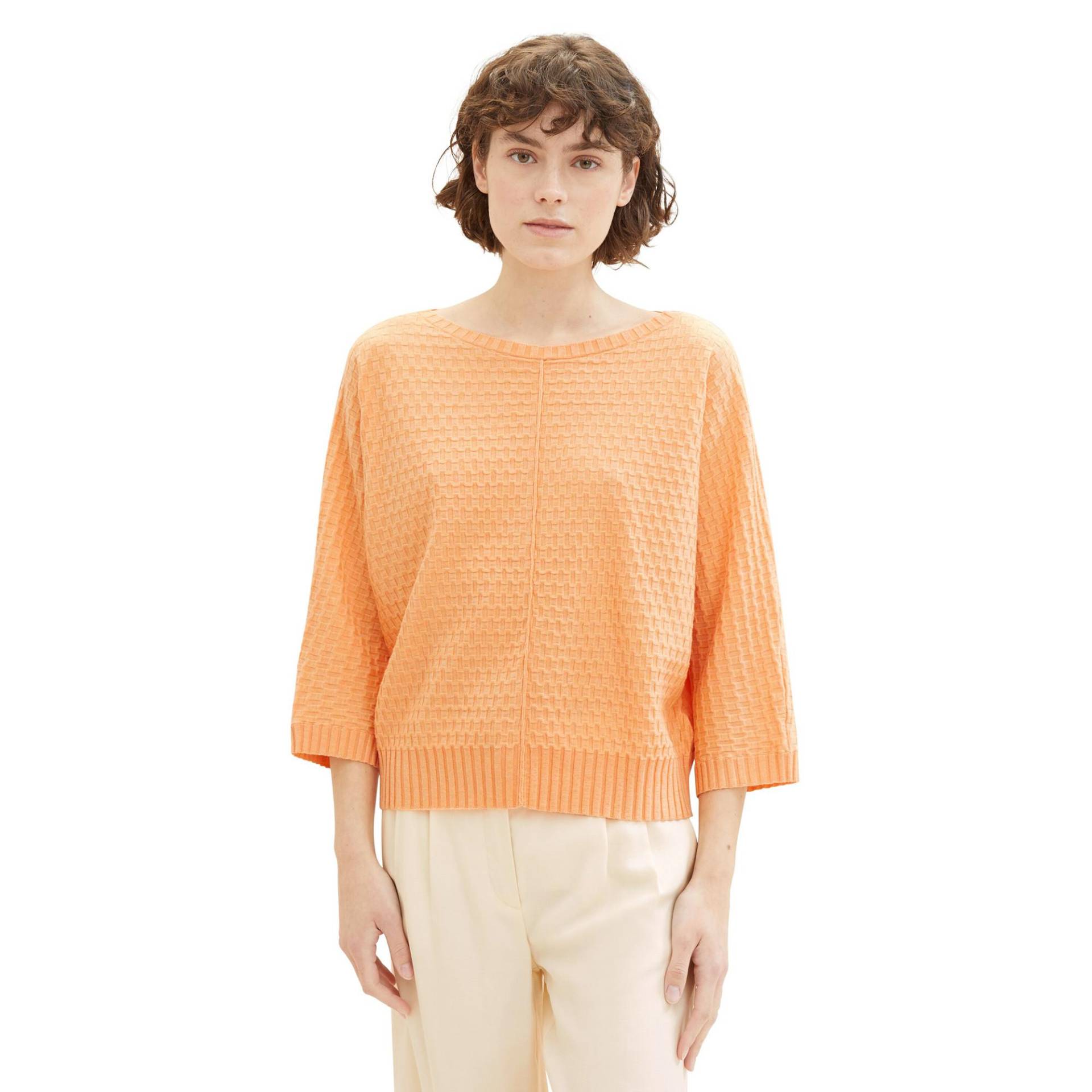 Pullover Damen Korall XL von TOM TAILOR