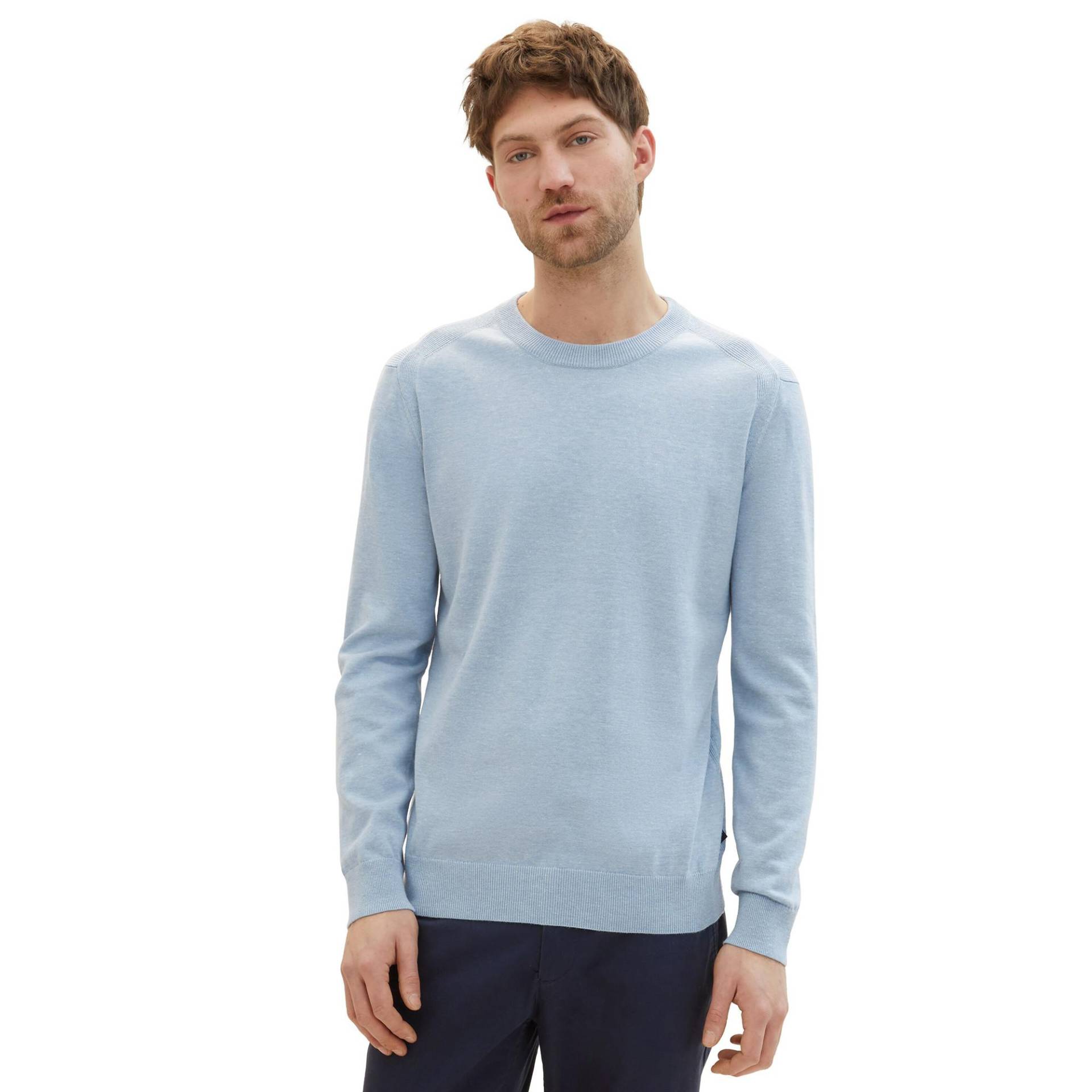 Pullover Herren Blau L von TOM TAILOR