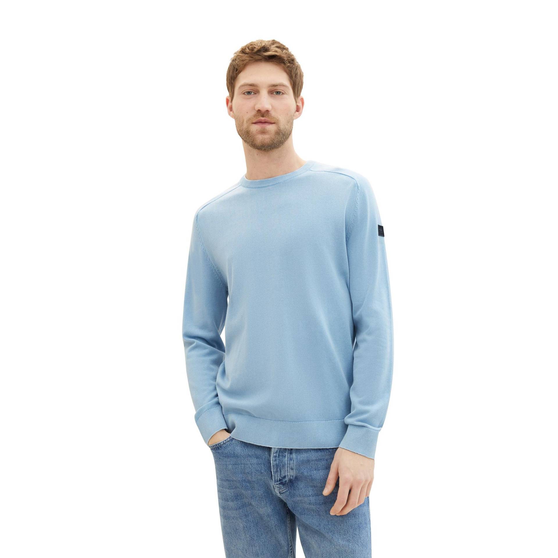 Pullover Herren Blau  XL von TOM TAILOR