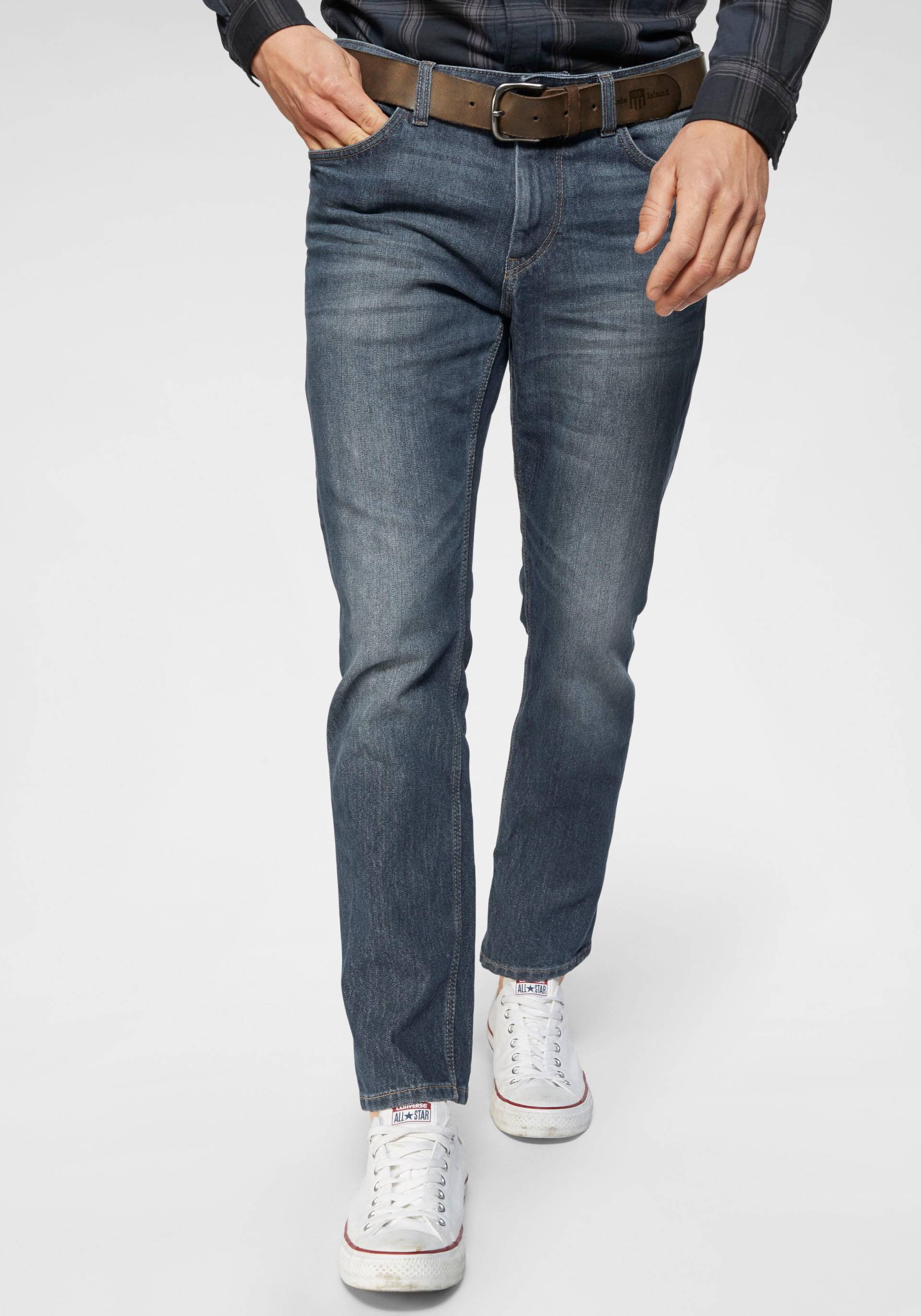 TOM TAILOR 5-Pocket-Jeans »MARVIN«, mit kleinem Logo-Print TOM TAILOR 5-Pocket-Jeans »MARVIN«, mit kleinem Logo-Print von TOM TAILOR