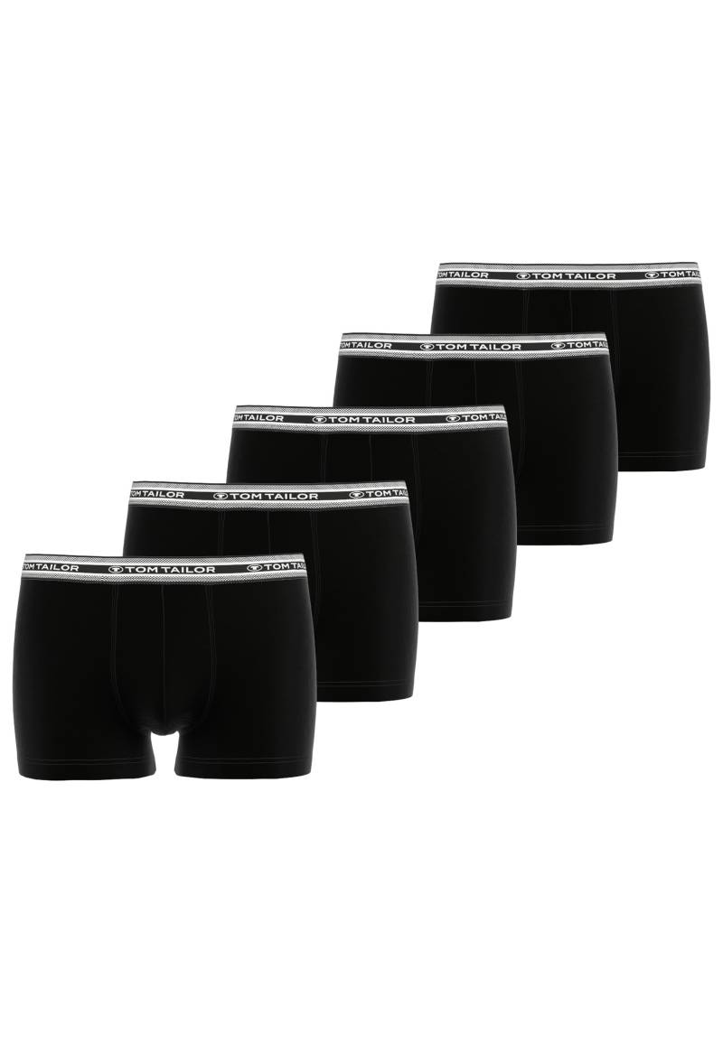 TOM TAILOR Boxershorts »Buffer«, (5 St.), mit schönem Logobund von TOM TAILOR
