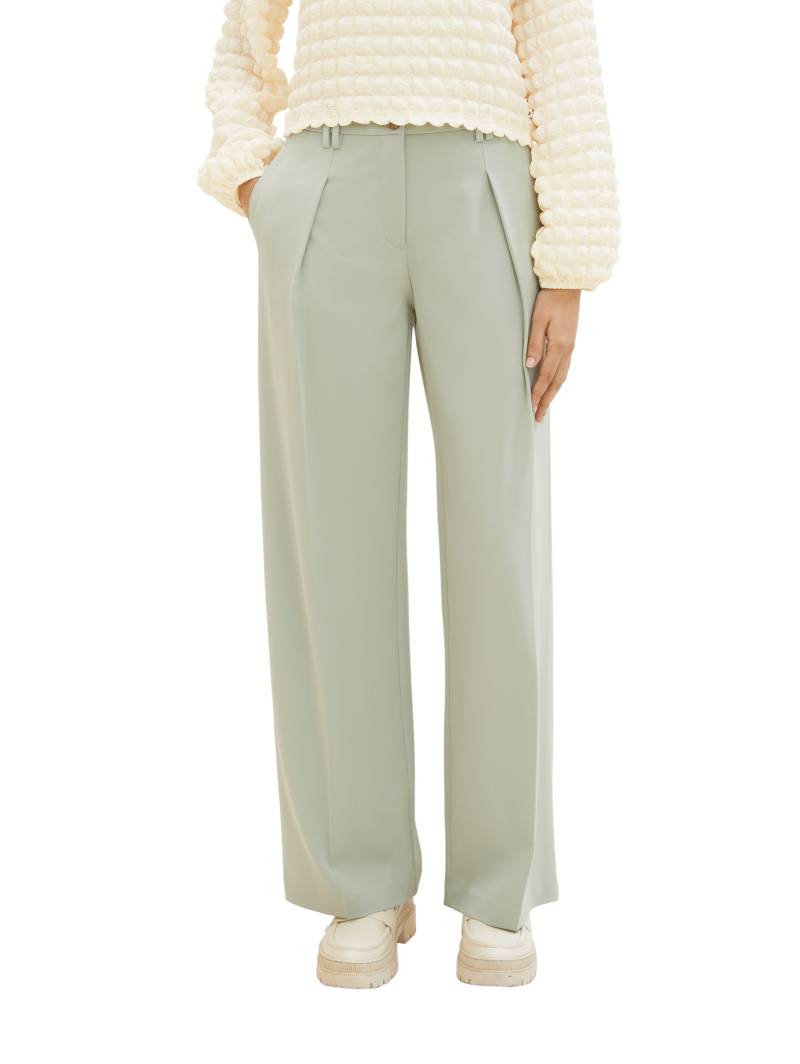 TOM TAILOR Bundfaltenhose »Lea Wide Leg« von TOM TAILOR