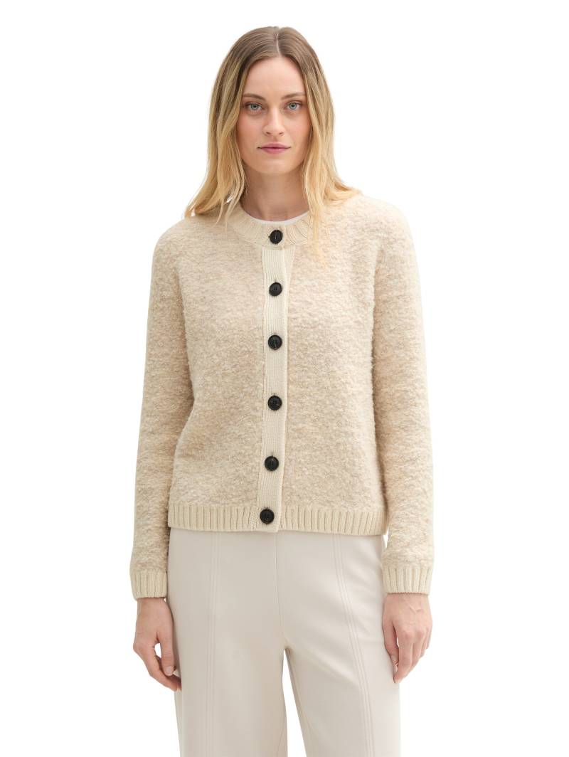 TOM TAILOR Cardigan, in Bouclé Optik von TOM TAILOR