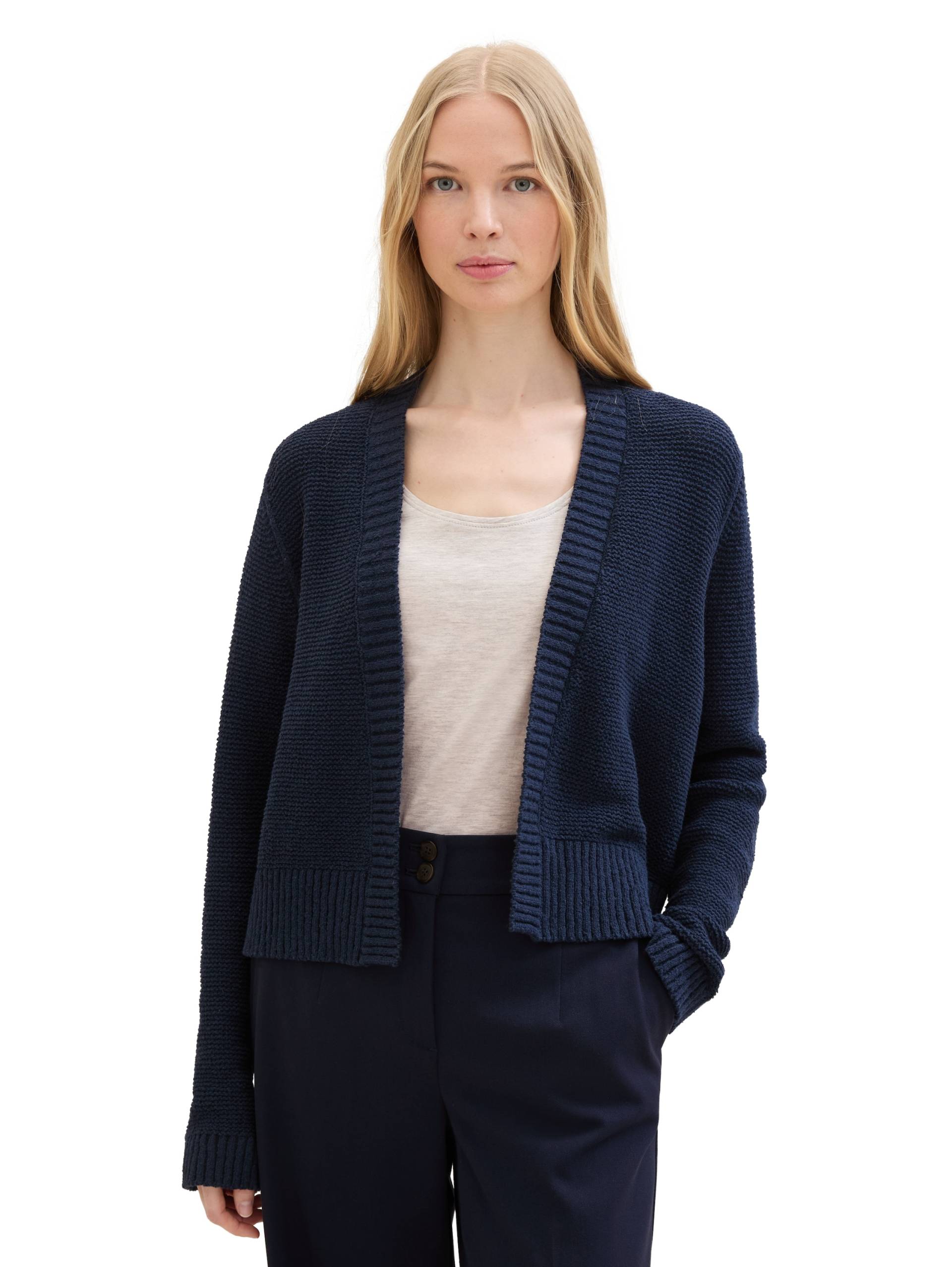 TOM TAILOR Cardigan, mit Strick-Elementen TOM TAILOR Cardigan, mit Strick-Elementen von TOM TAILOR