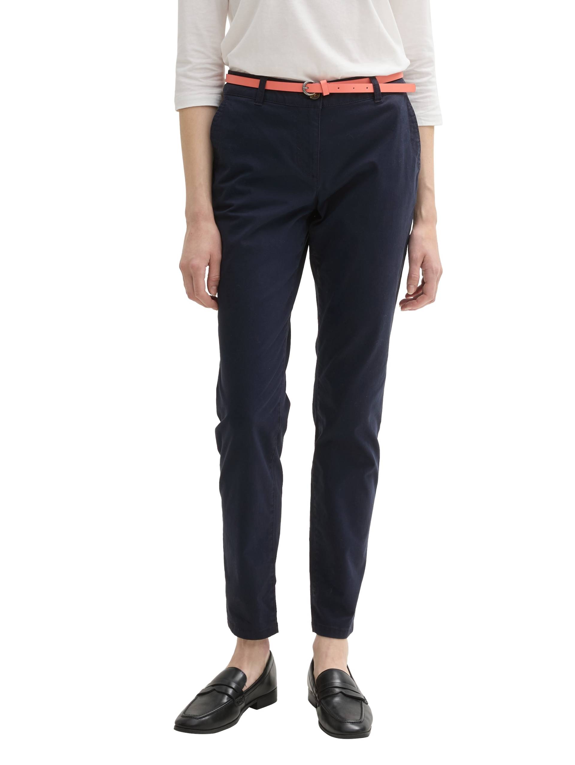 TOM TAILOR Chinohose, mit Gürtel von TOM TAILOR