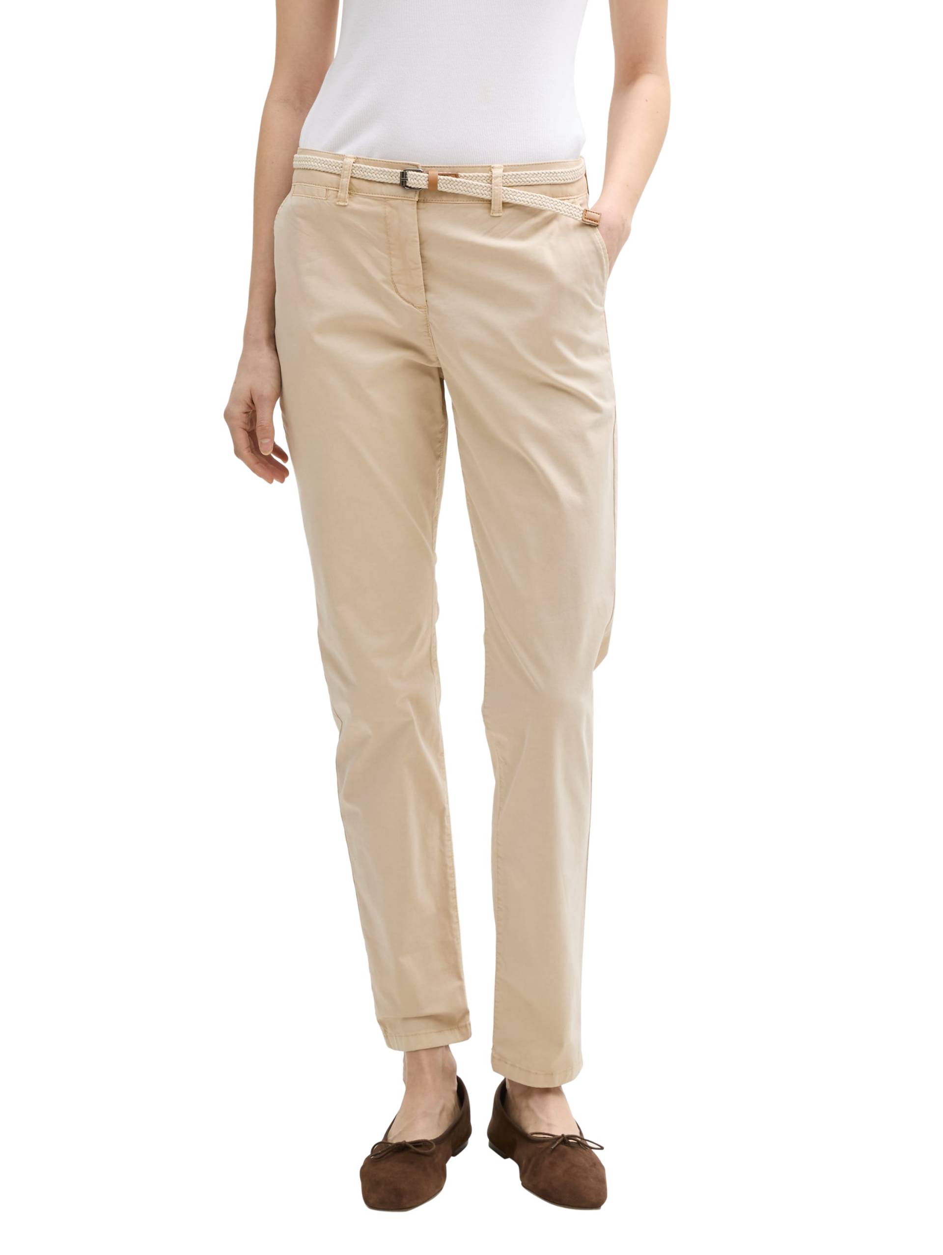 TOM TAILOR Chinohose, mit Gürtel von TOM TAILOR