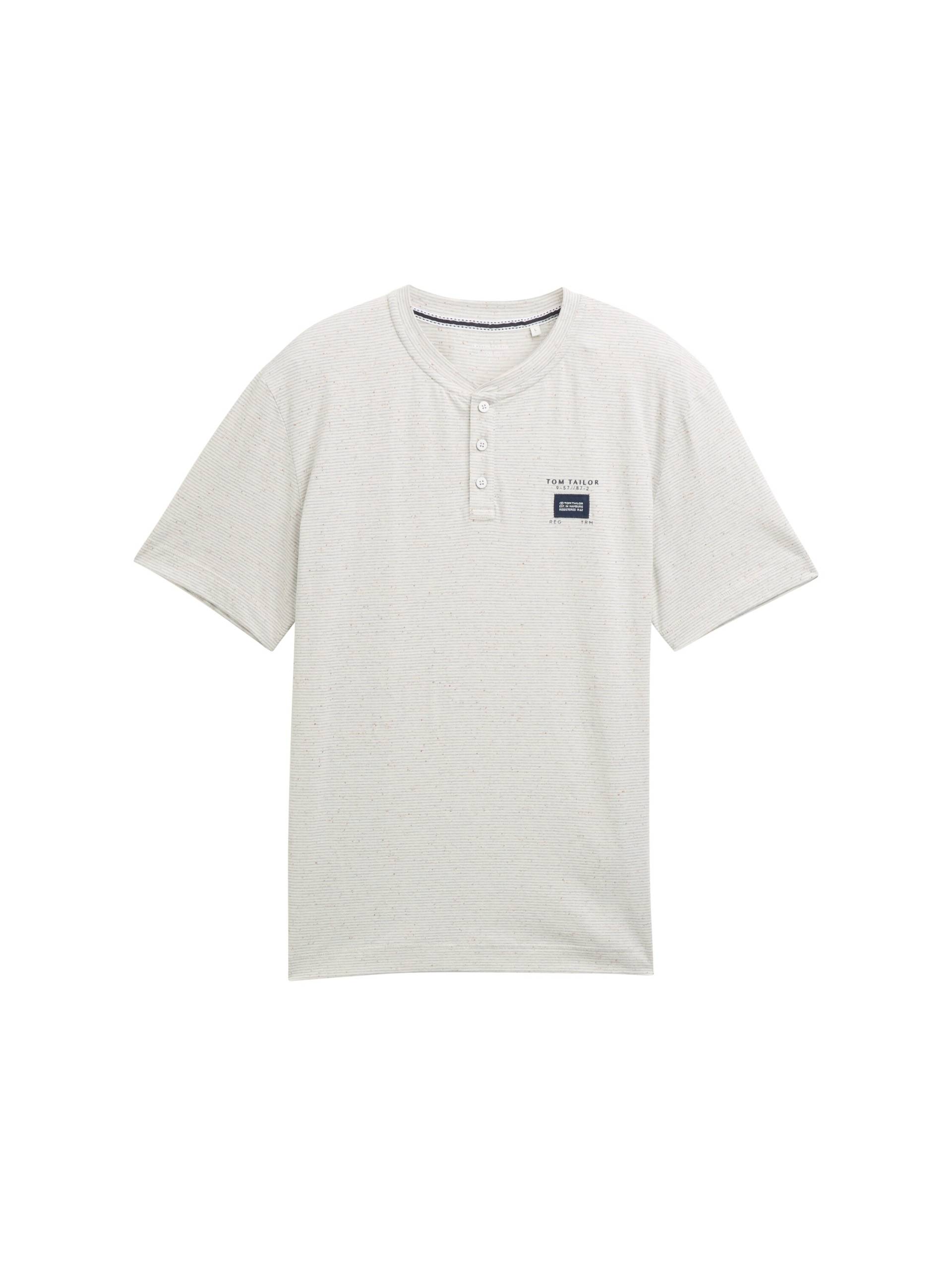TOM TAILOR Henleyshirt, mit Logo-Label TOM TAILOR Henleyshirt, mit Logo-Label von TOM TAILOR