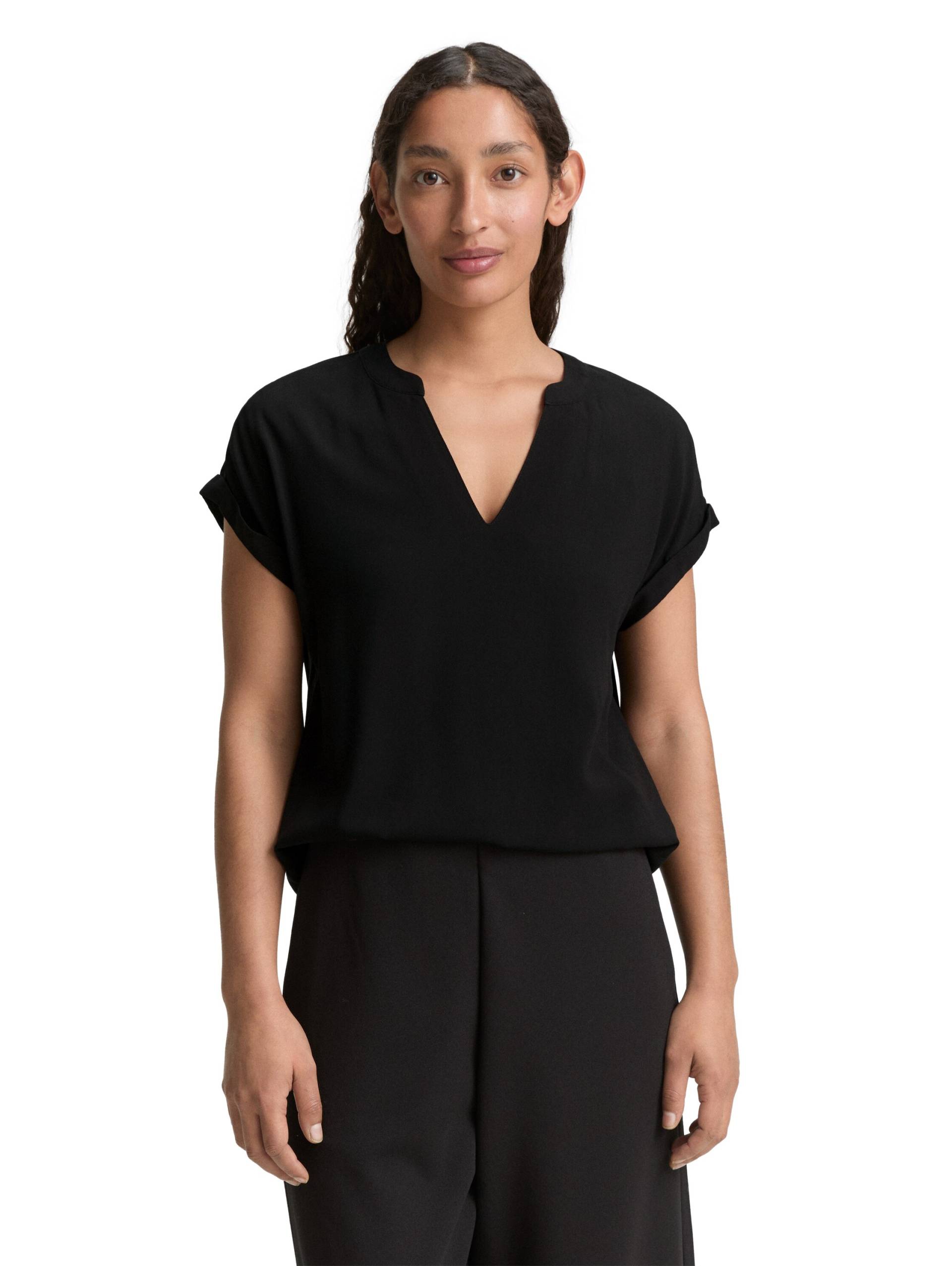 TOM TAILOR Kurzarmbluse, im Loose Fit von TOM TAILOR