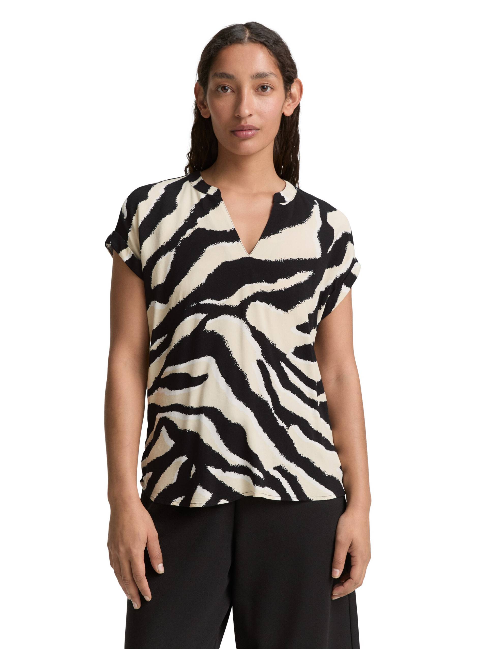 TOM TAILOR Kurzarmbluse, im Loose Fit von TOM TAILOR