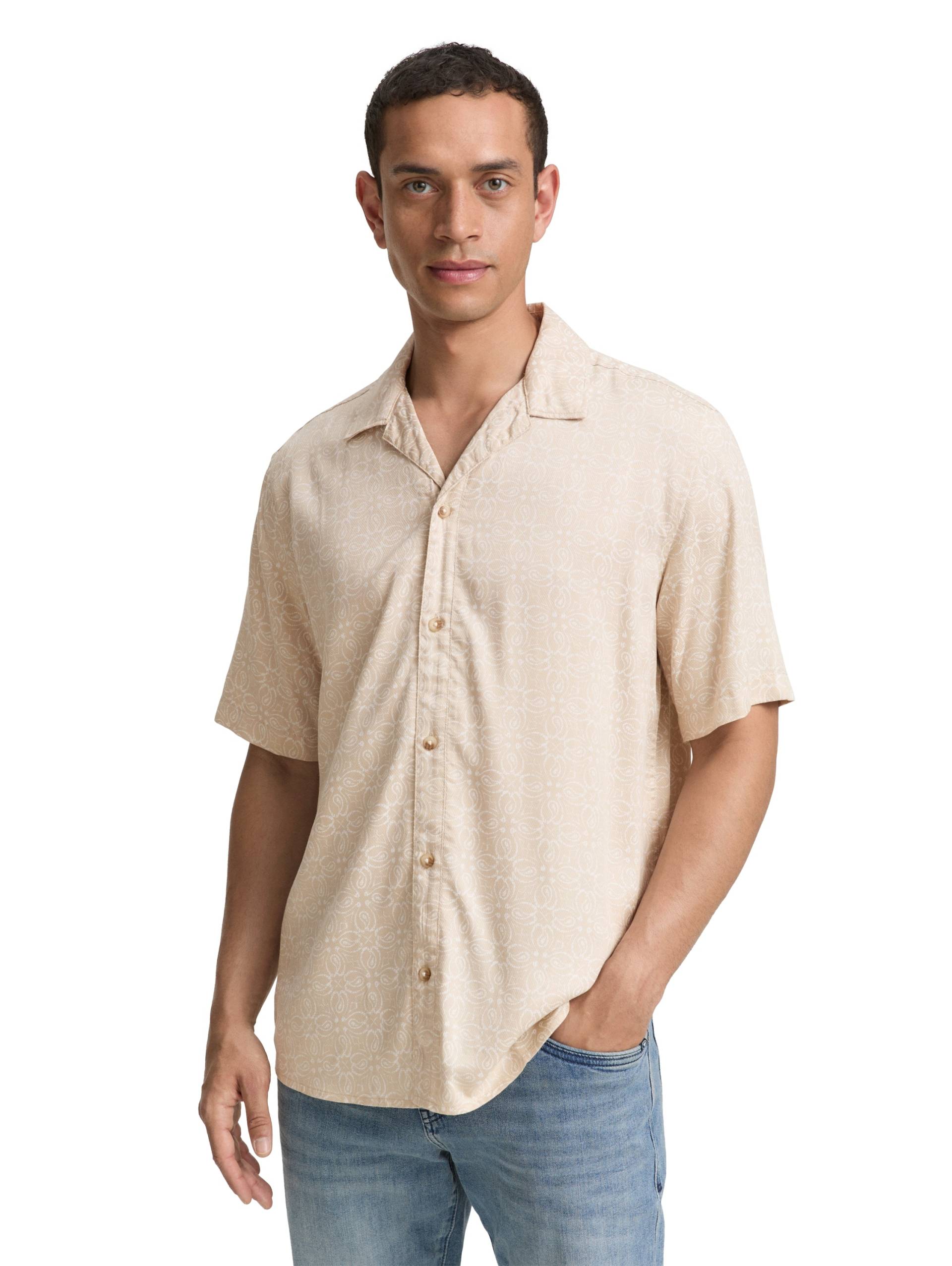 TOM TAILOR Kurzarmhemd, mit All-Over Print von TOM TAILOR
