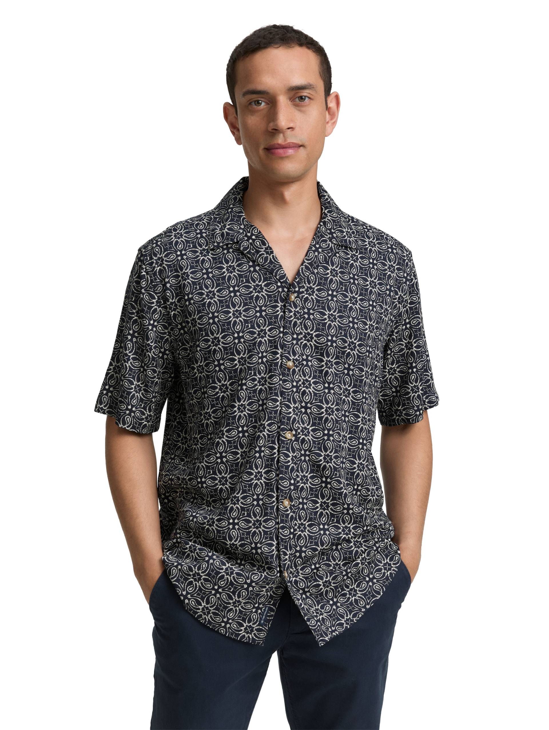 TOM TAILOR Kurzarmhemd, mit All-Over Print von TOM TAILOR