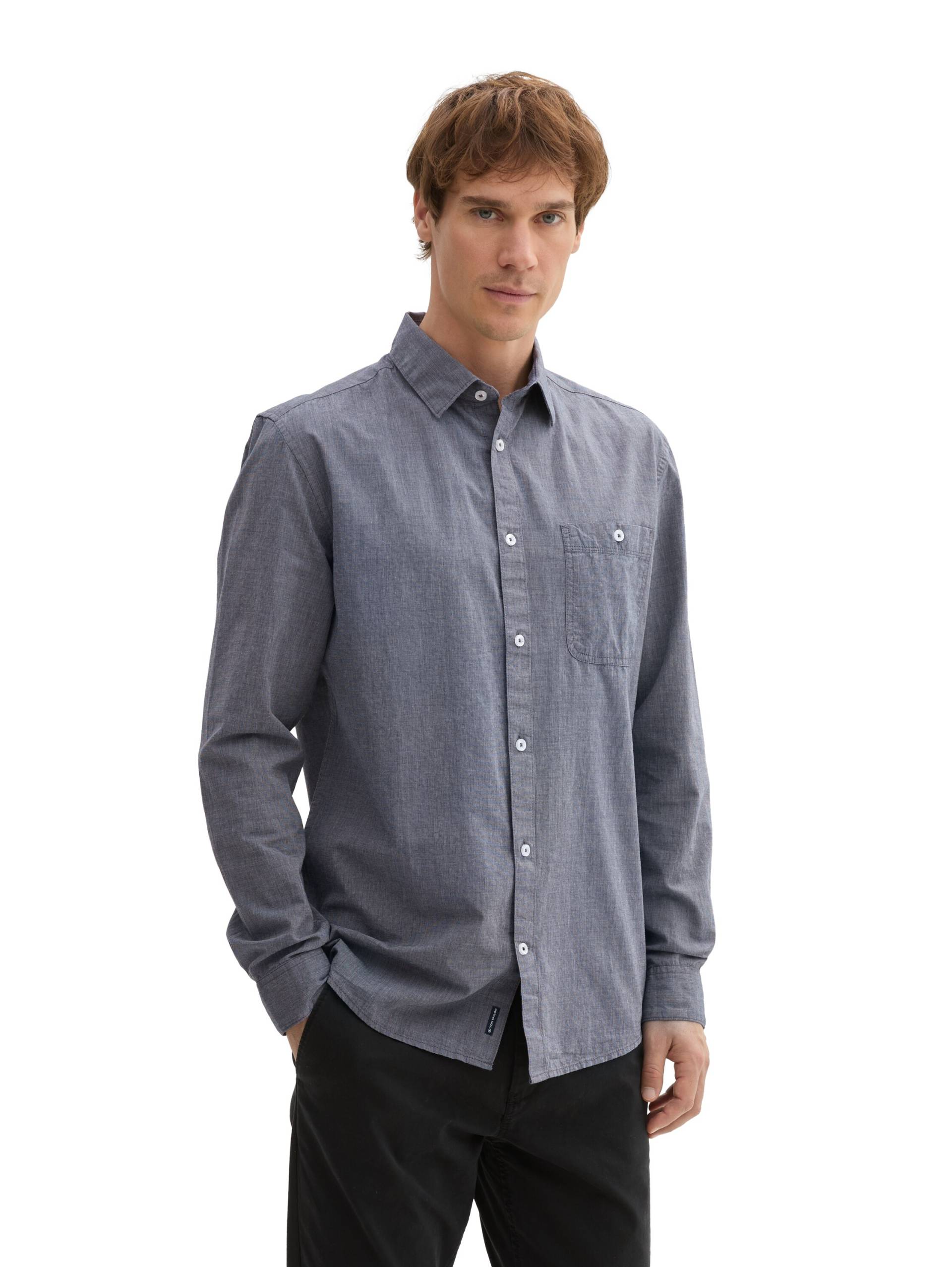 TOM TAILOR Langarmhemd, mit Brusttasche TOM TAILOR Langarmhemd, mit Brusttasche von TOM TAILOR