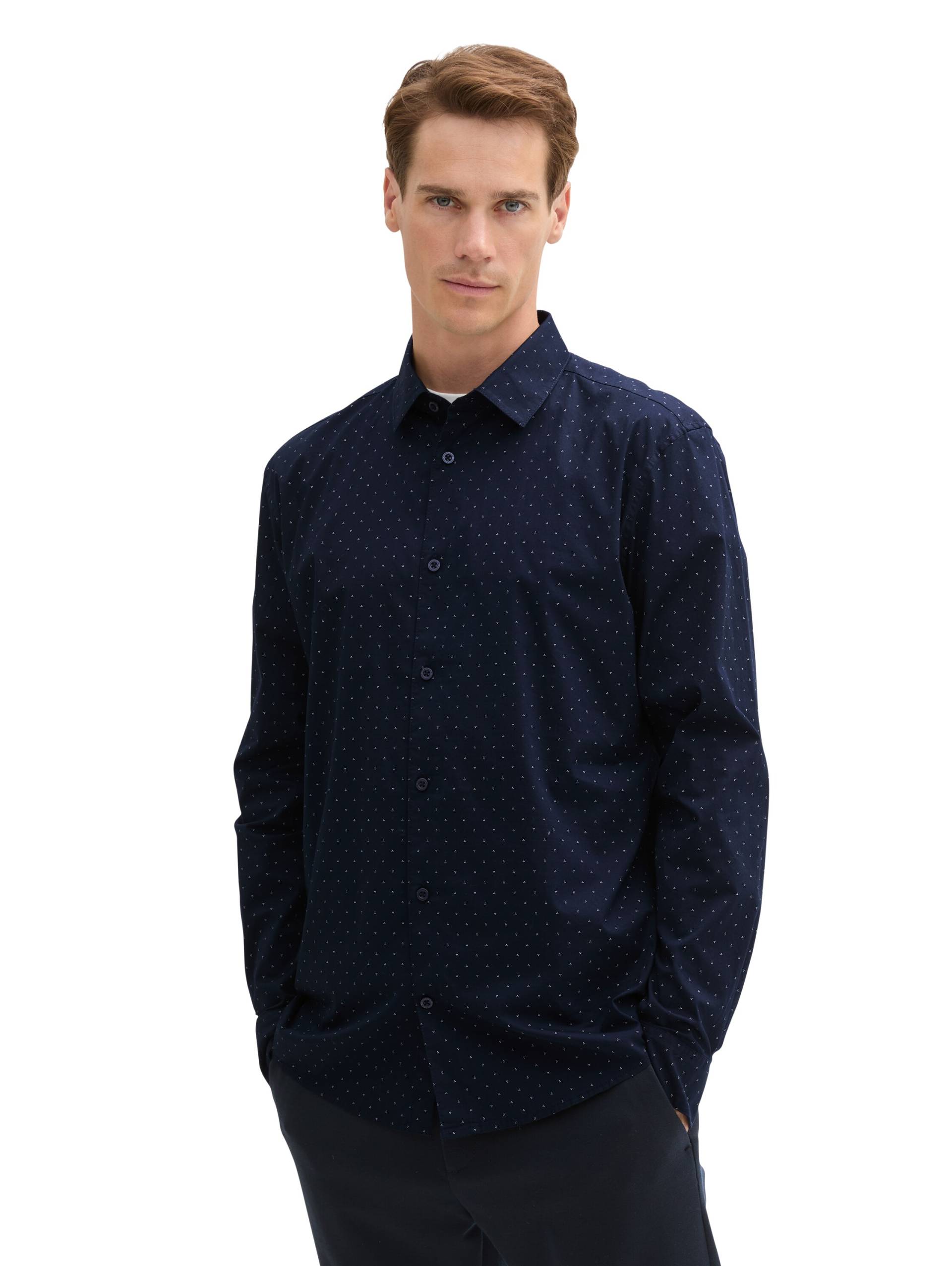 TOM TAILOR Langarmhemd, mit Knopfleiste und Stretchanteil TOM TAILOR Langarmhemd, mit Knopfleiste und Stretchanteil von TOM TAILOR