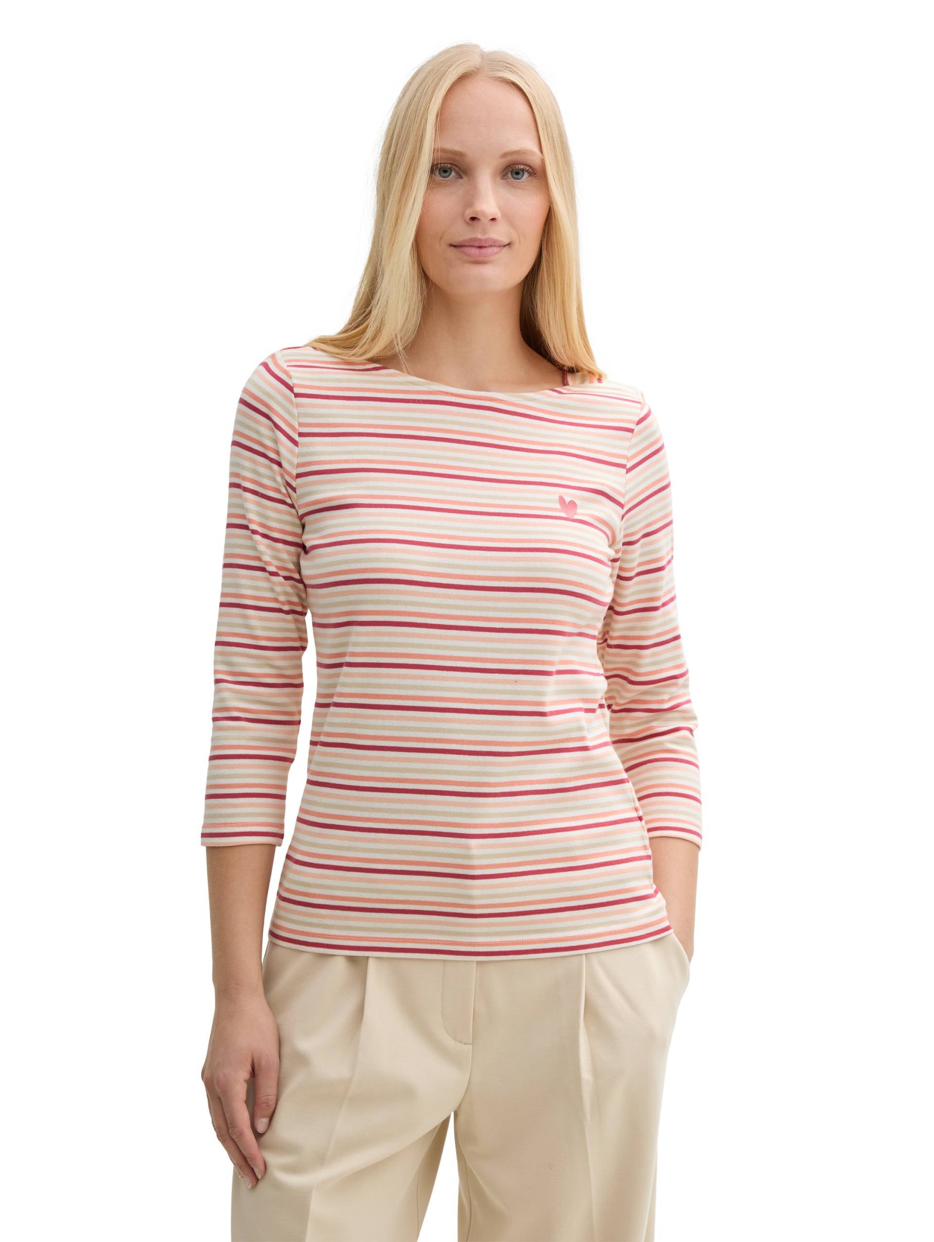 TOM TAILOR Langarmshirt, mit Herz Print von TOM TAILOR