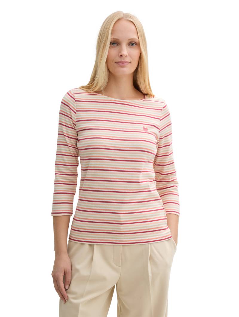 TOM TAILOR Langarmshirt, mit Herz Print von TOM TAILOR