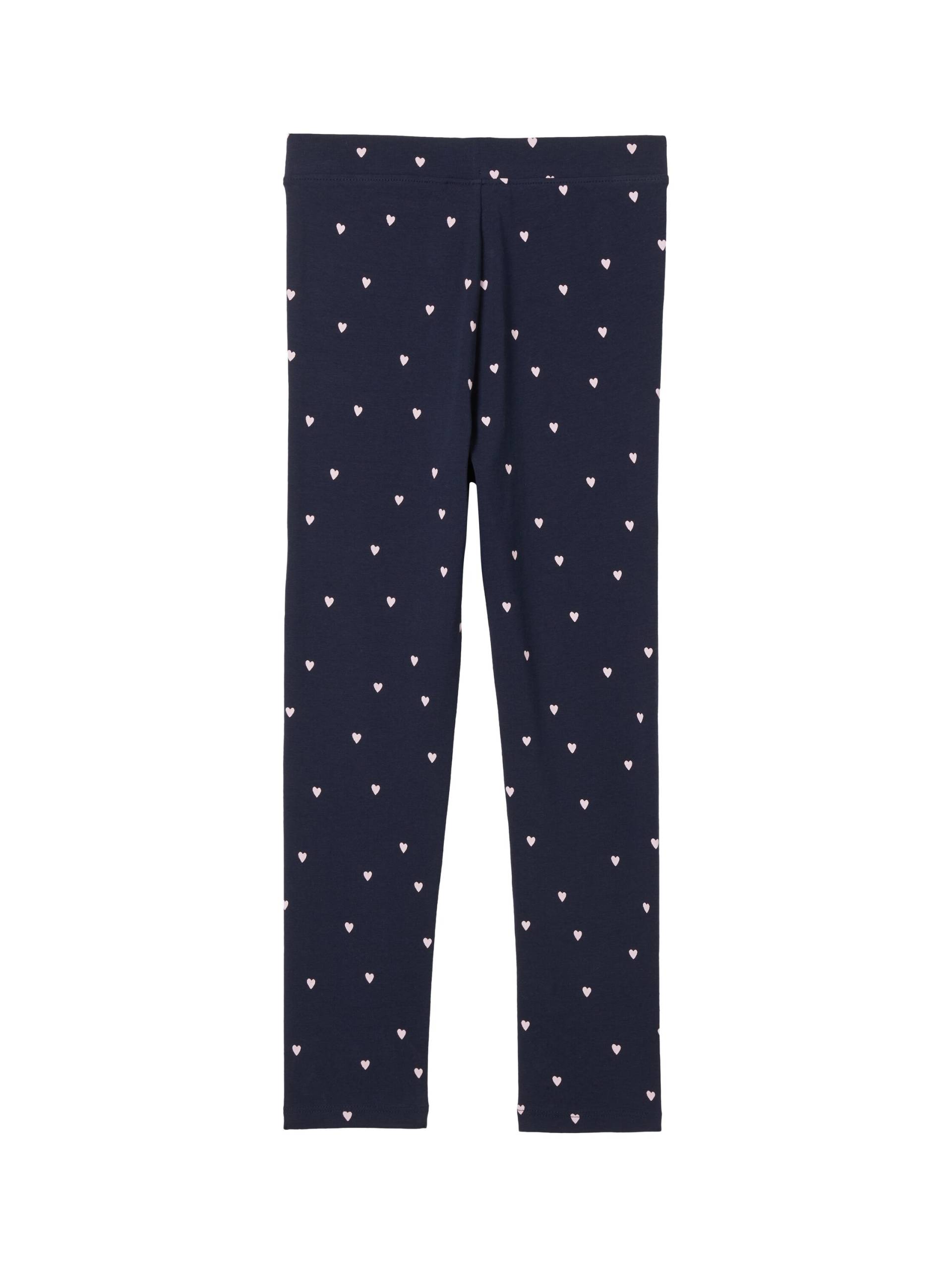 TOM TAILOR Leggings, mit Herz-Allover-Print von TOM TAILOR