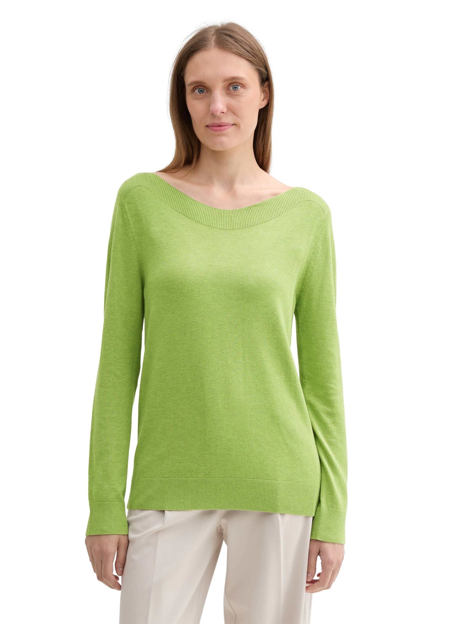 TOM TAILOR Longpullover, mit Rippbündchen TOM TAILOR Longpullover, mit Rippbündchen von TOM TAILOR