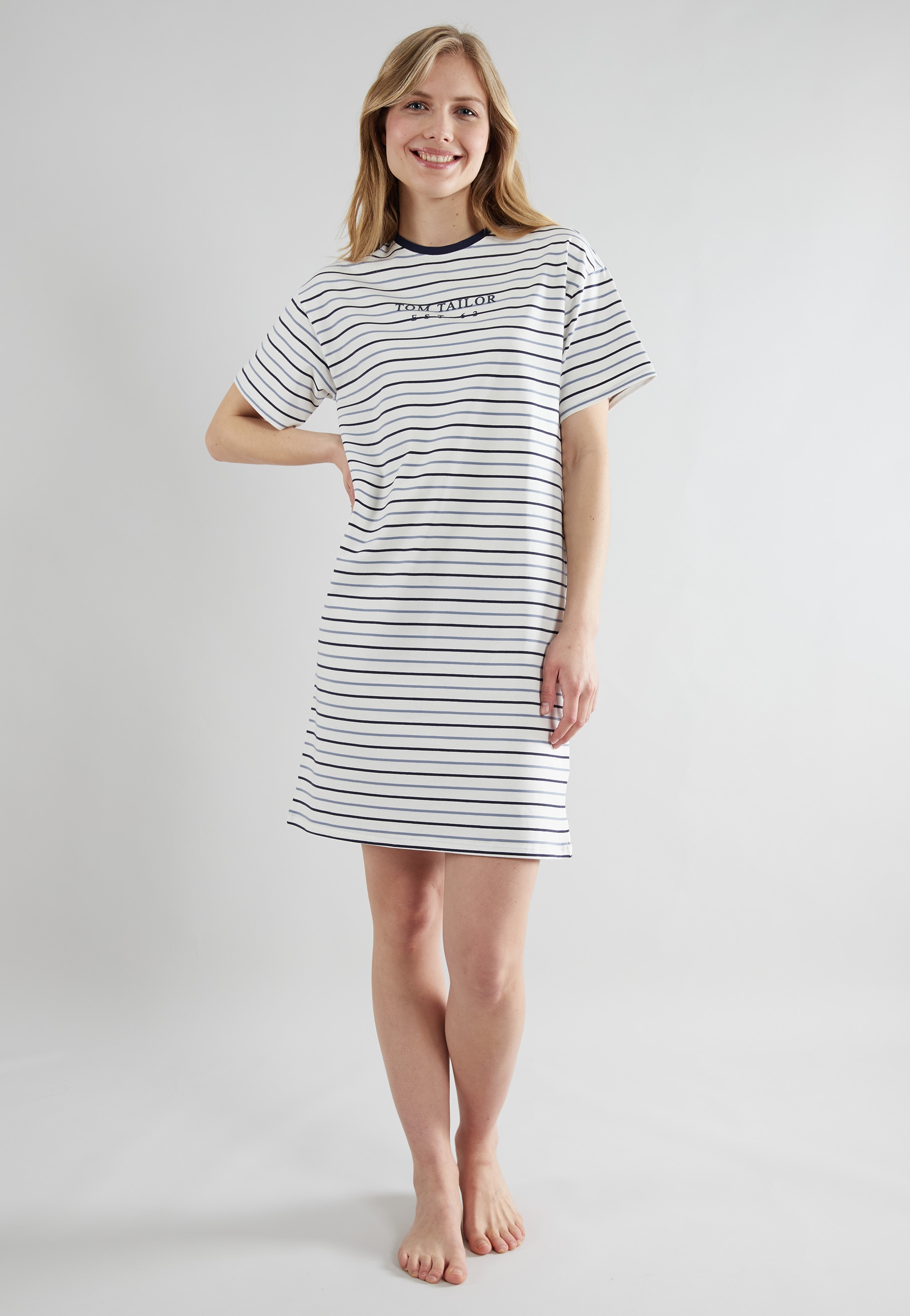 TOM TAILOR Nachthemd, Allover gestreift TOM TAILOR Nachthemd, Allover gestreift von TOM TAILOR