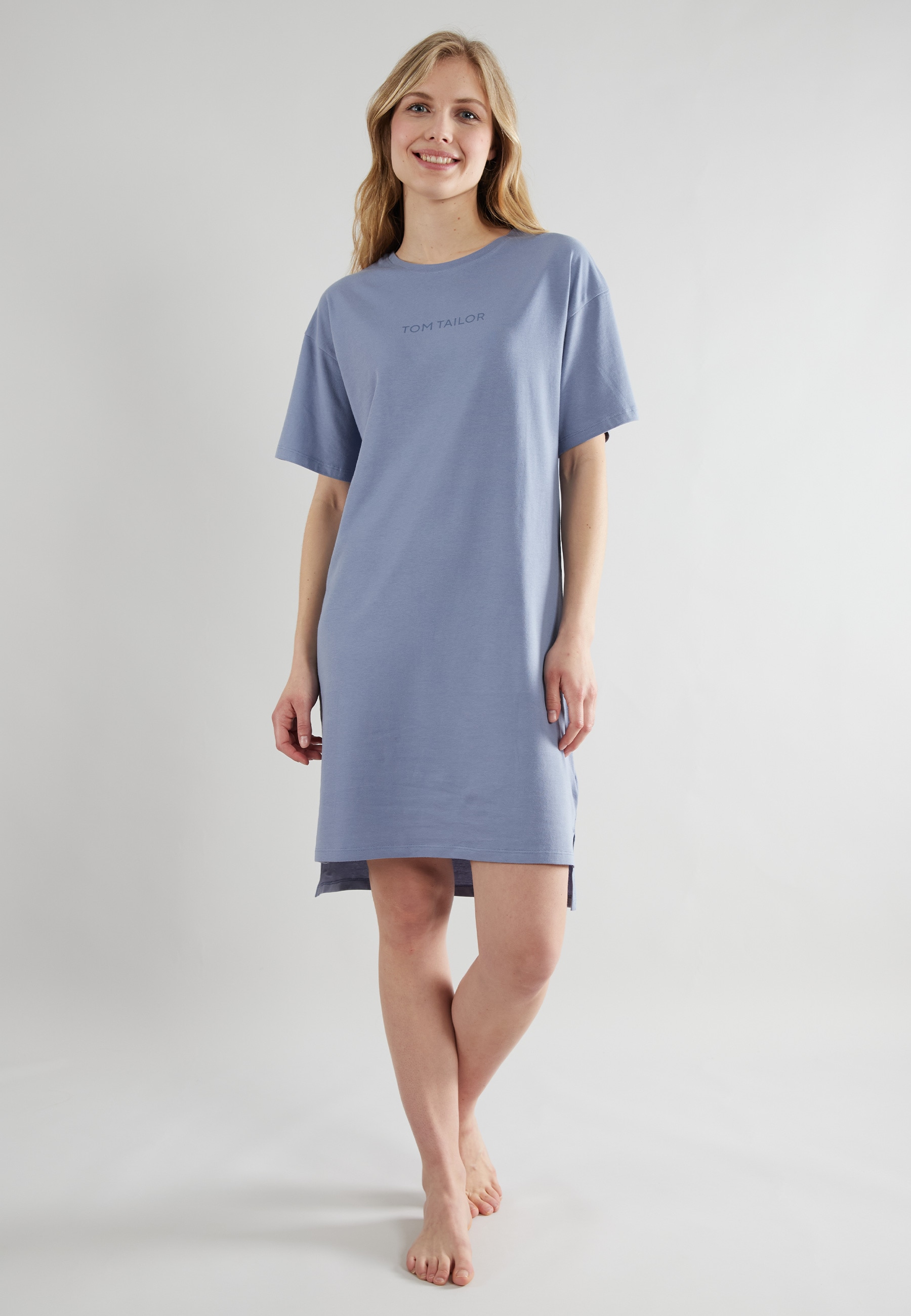 TOM TAILOR Nachthemd »Charlotte«, Mit Logoschriftzug vorn von TOM TAILOR