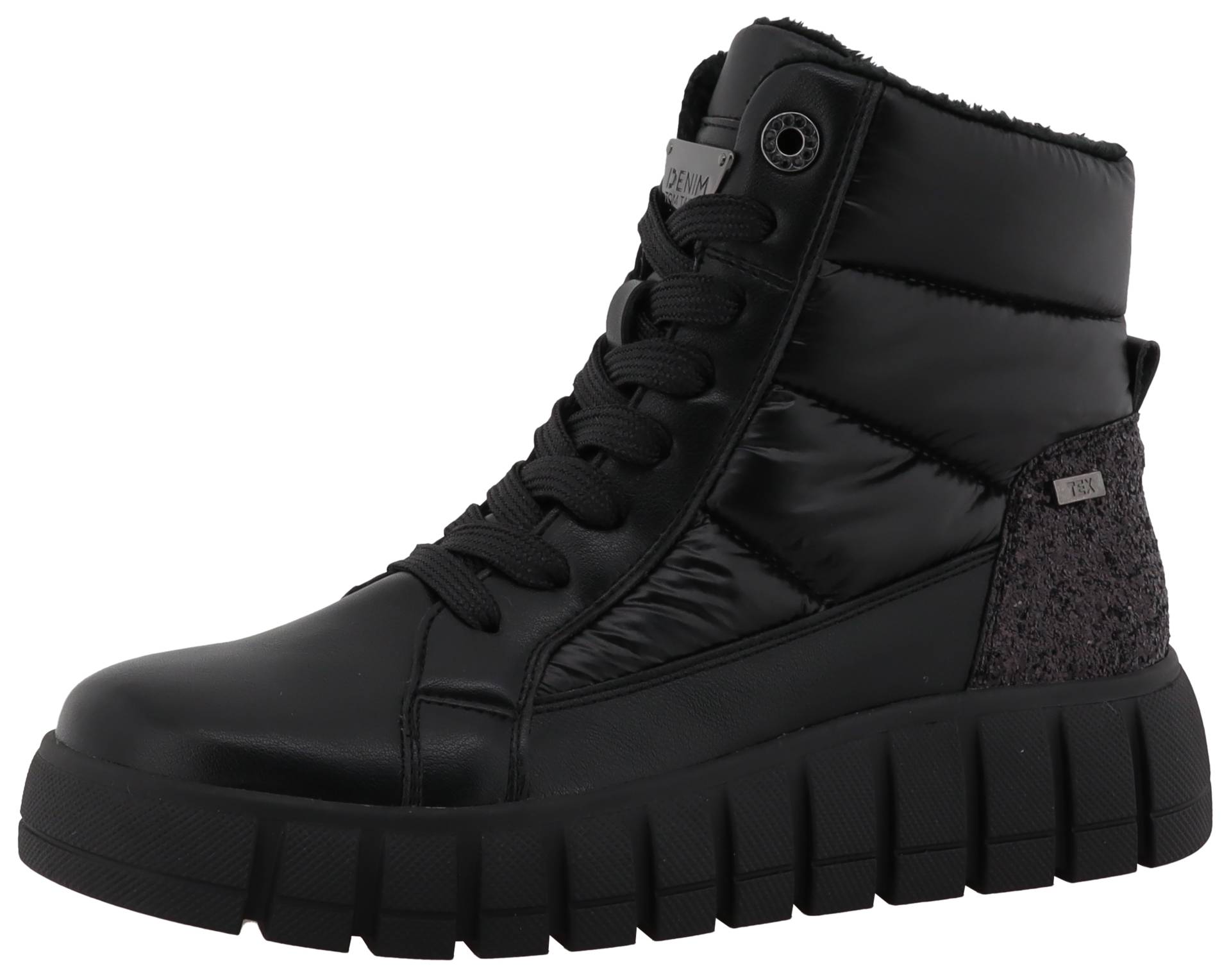 TOM TAILOR Schnürboots, Keilstiefelette, Plateauboots mit Reissverschluss von TOM TAILOR