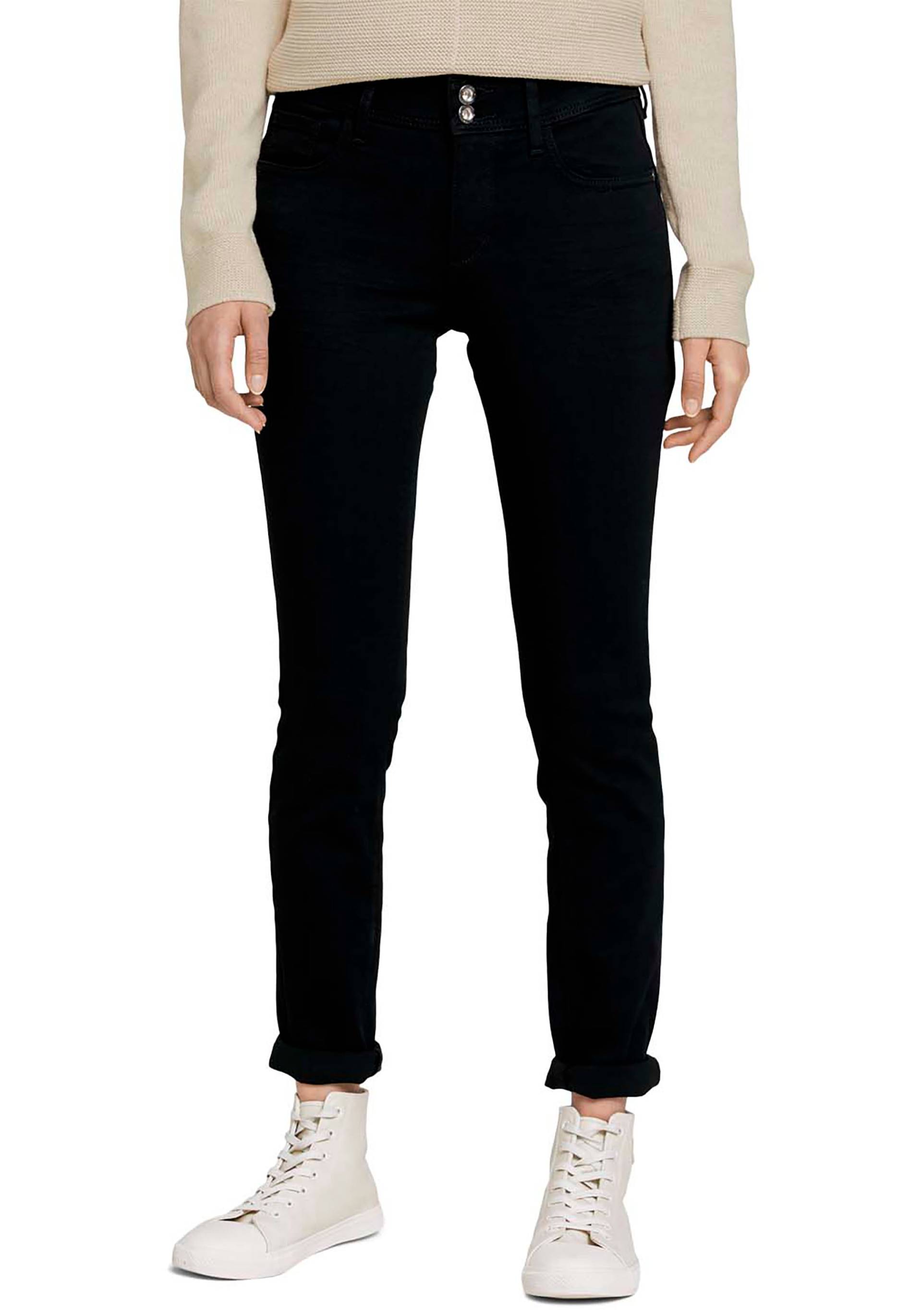 TOM TAILOR Skinny-fit-Jeans »Alexa Skinny«, mit Doppelknopf-Verschluss von TOM TAILOR