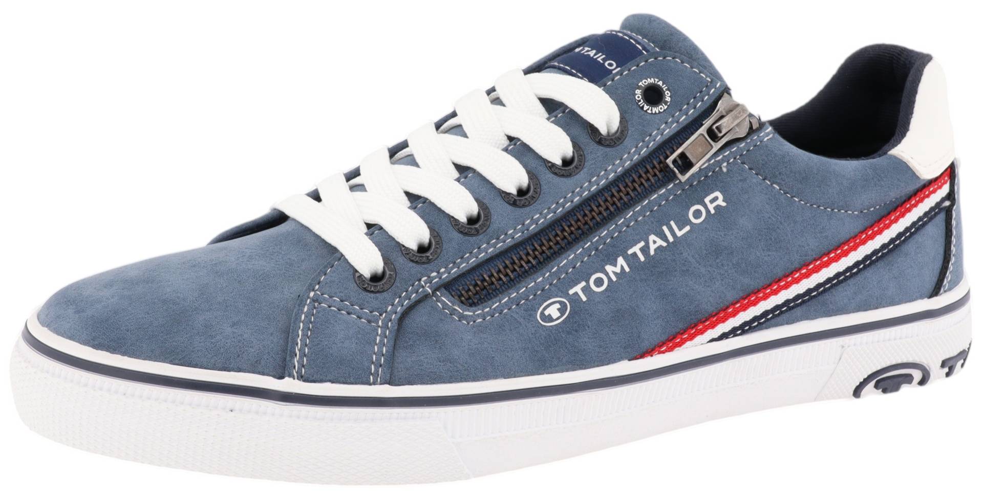 TOM TAILOR Sneaker, mit Kontrastbesatz, Freizeitschuh, Halbschuh, Schnürschuh TOM TAILOR Sneaker, mit Kontrastbesatz, Freizeitschuh, Halbschuh, Schnürschuh von TOM TAILOR