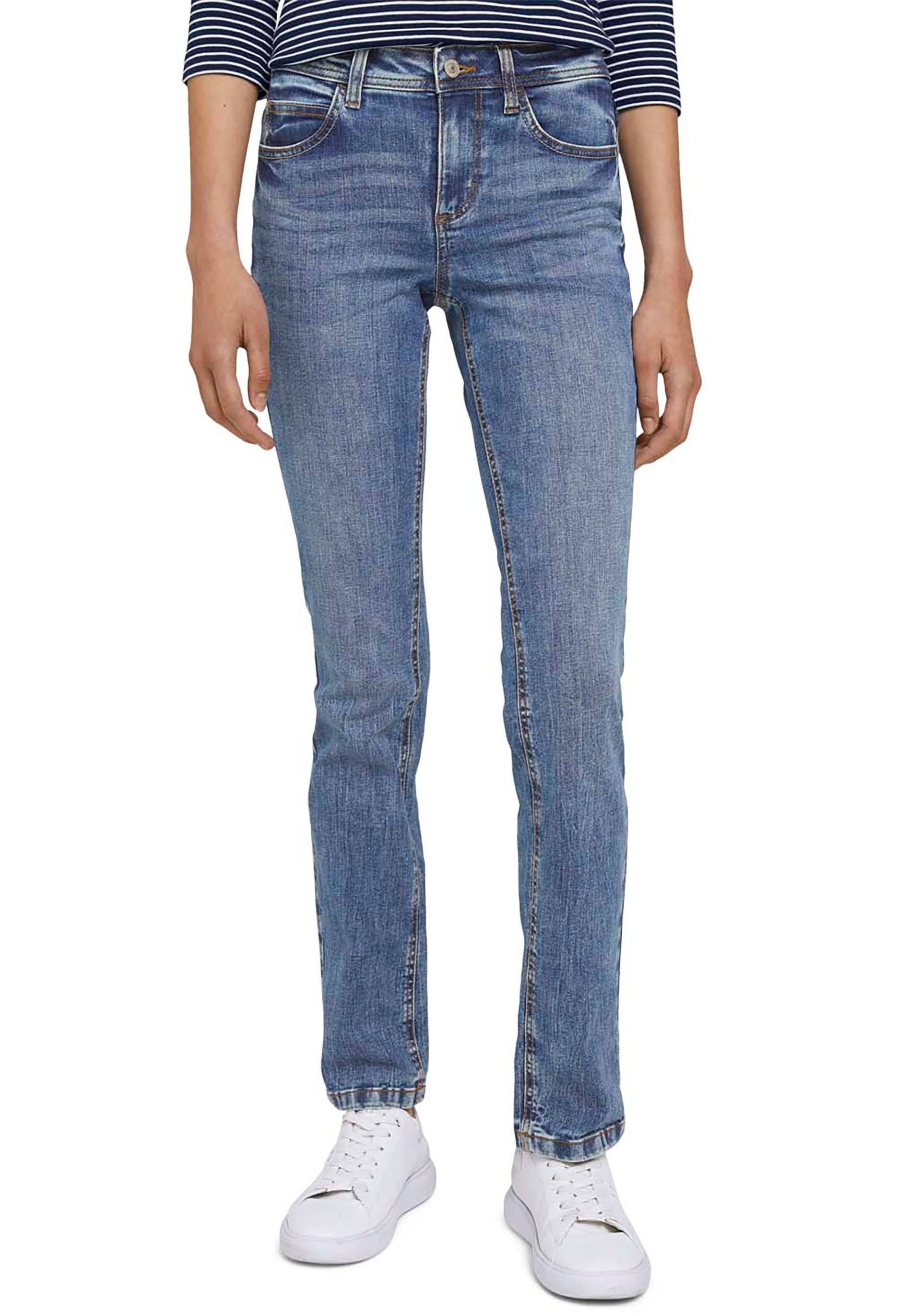 TOM TAILOR Straight-Jeans »Alexa Straight«, in gerader "Straight" 5-Pocket-Form von TOM TAILOR