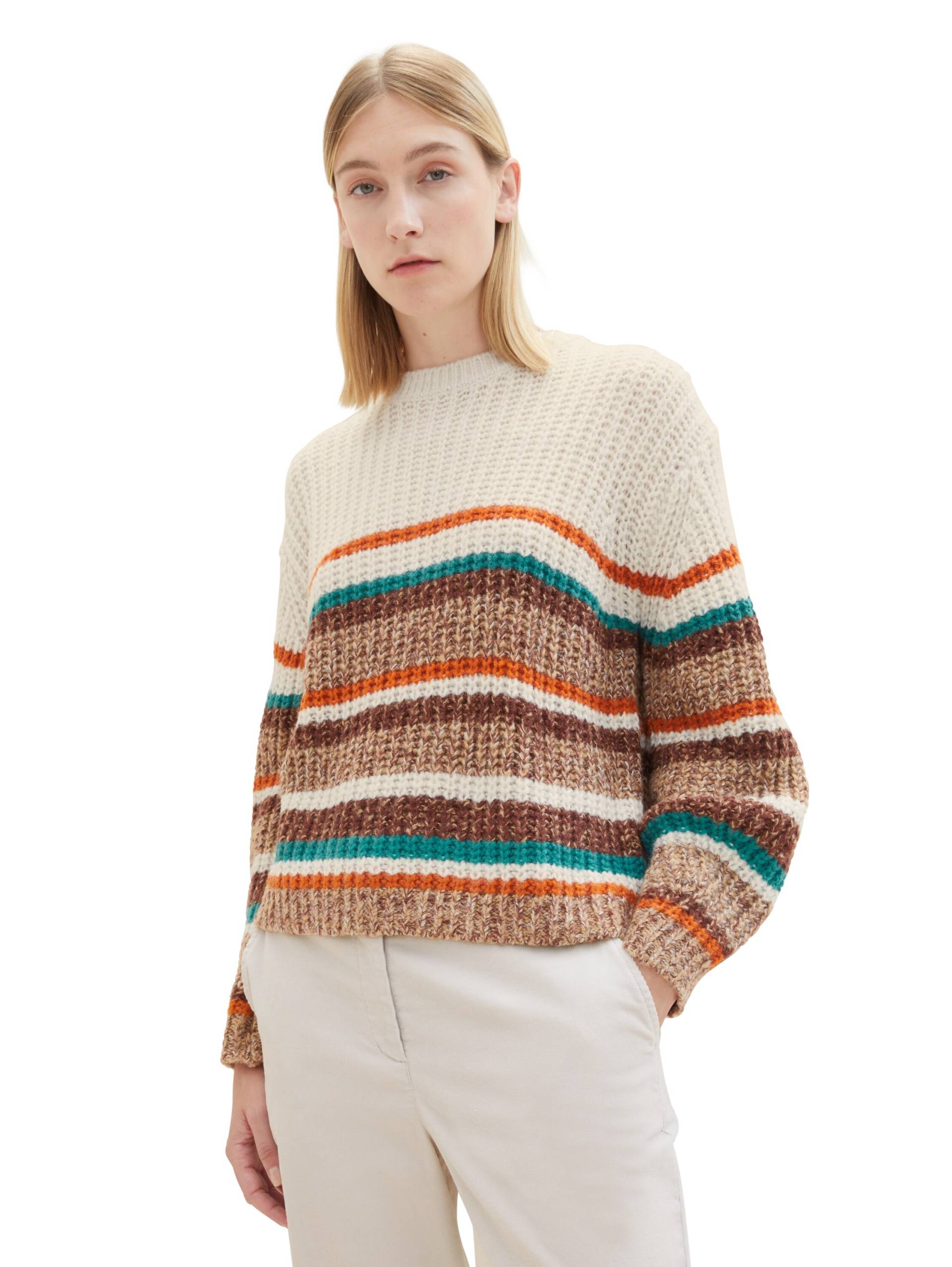 TOM TAILOR Streifenpullover, mit Streifenmuster TOM TAILOR Streifenpullover, mit Streifenmuster von TOM TAILOR