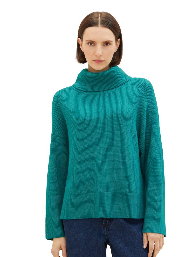 TOM TAILOR Strickpullover, mit Markenlabel von TOM TAILOR