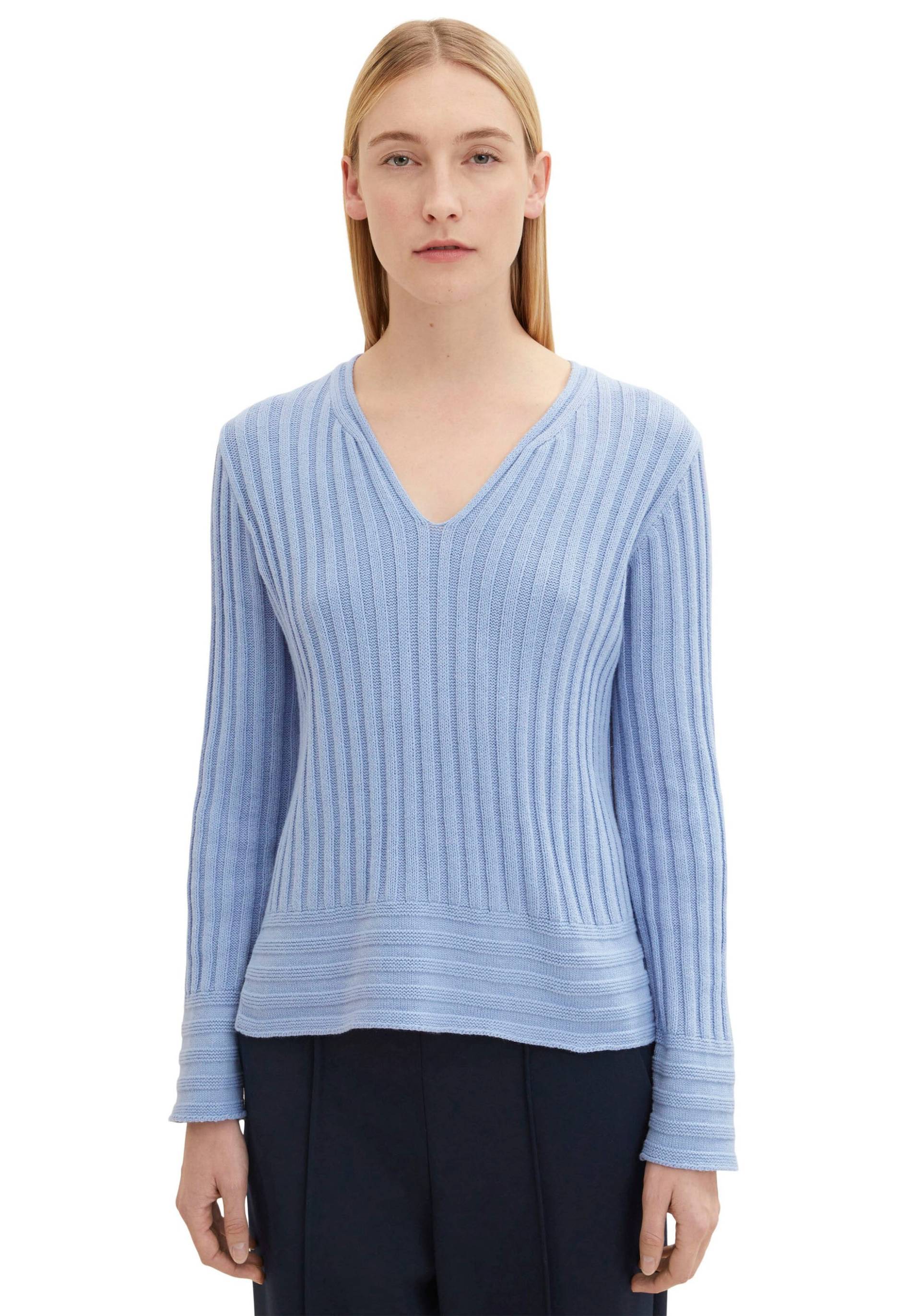 TOM TAILOR V-Ausschnitt-Pullover von TOM TAILOR